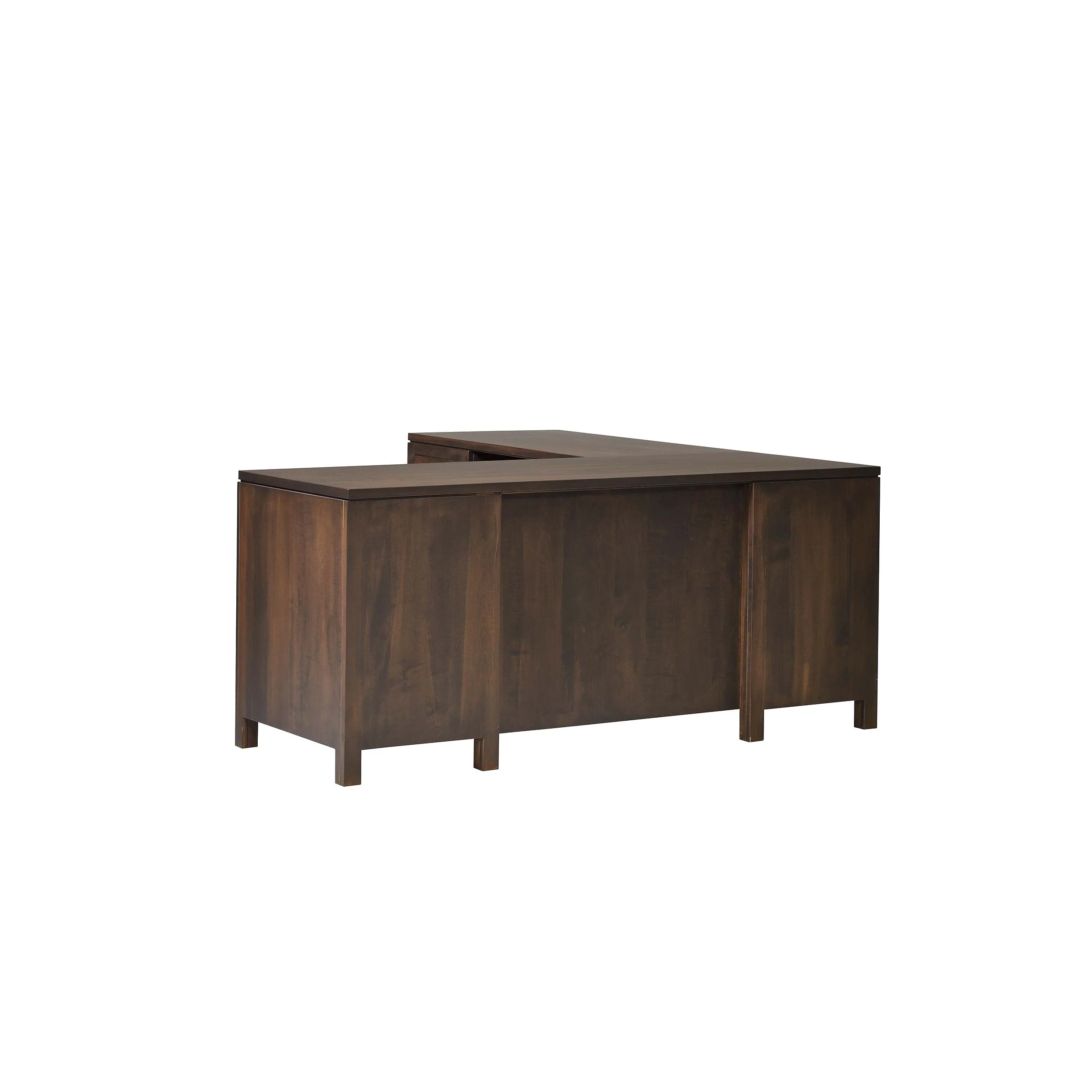 QW Amish Leon L Shape Desk w/ Optional Hutch - Image 15