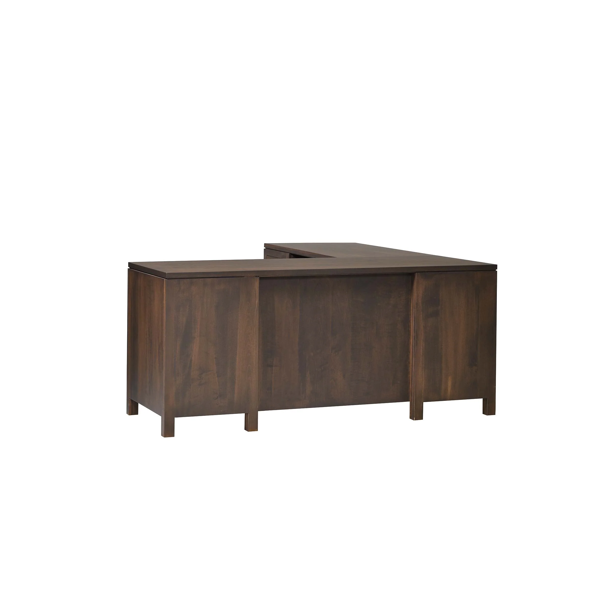 QW Amish Leon L Shape Desk w/ Optional Hutch - Image 16