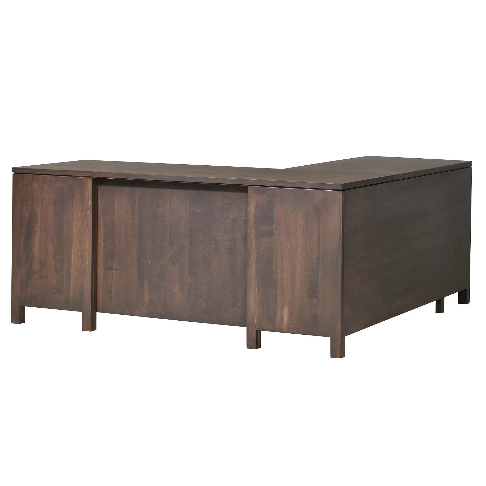 QW Amish Leon L Shape Desk w/ Optional Hutch - Image 2