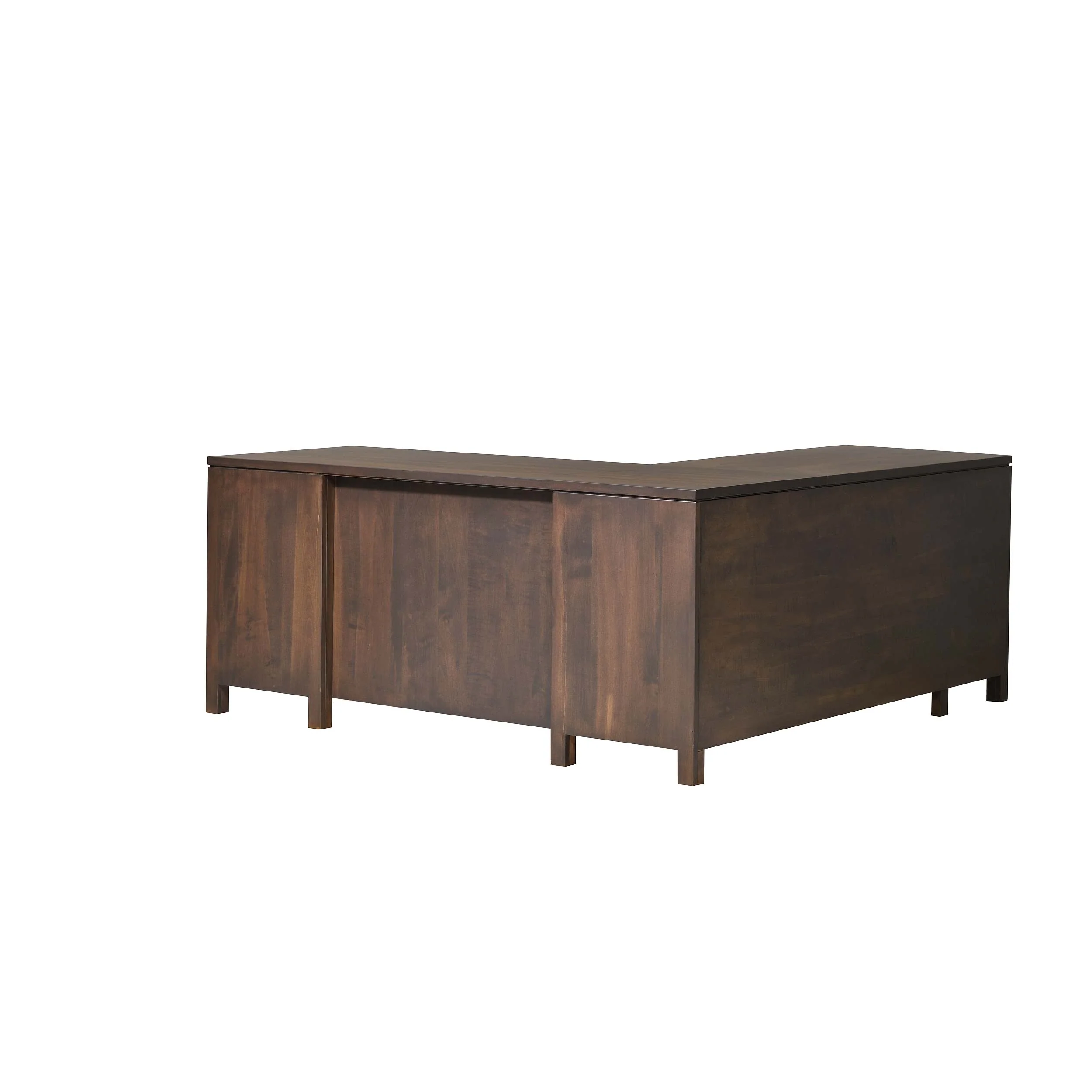 QW Amish Leon L Shape Desk w/ Optional Hutch - Image 22