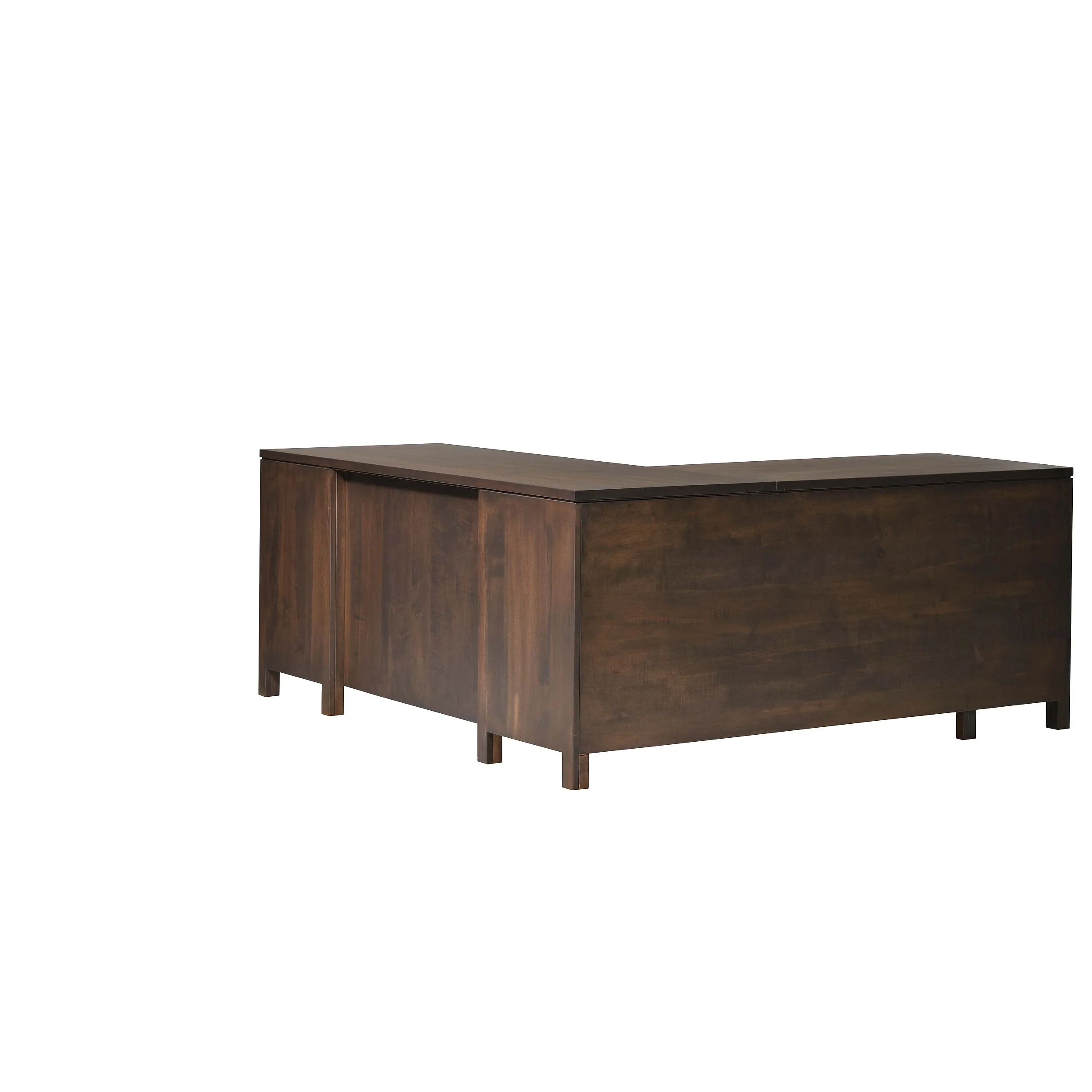 QW Amish Leon L Shape Desk w/ Optional Hutch - Image 24