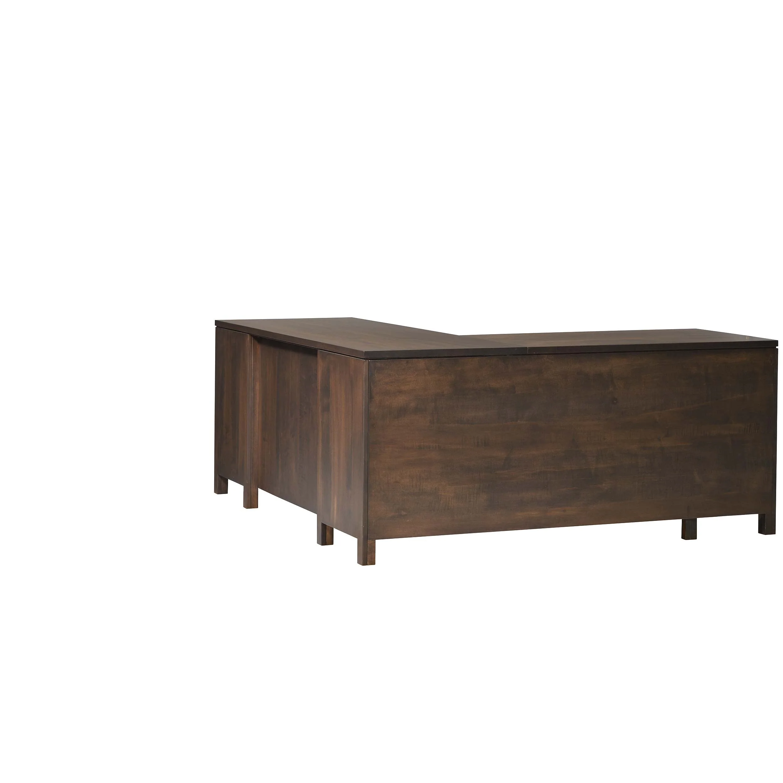 QW Amish Leon L Shape Desk w/ Optional Hutch - Image 25