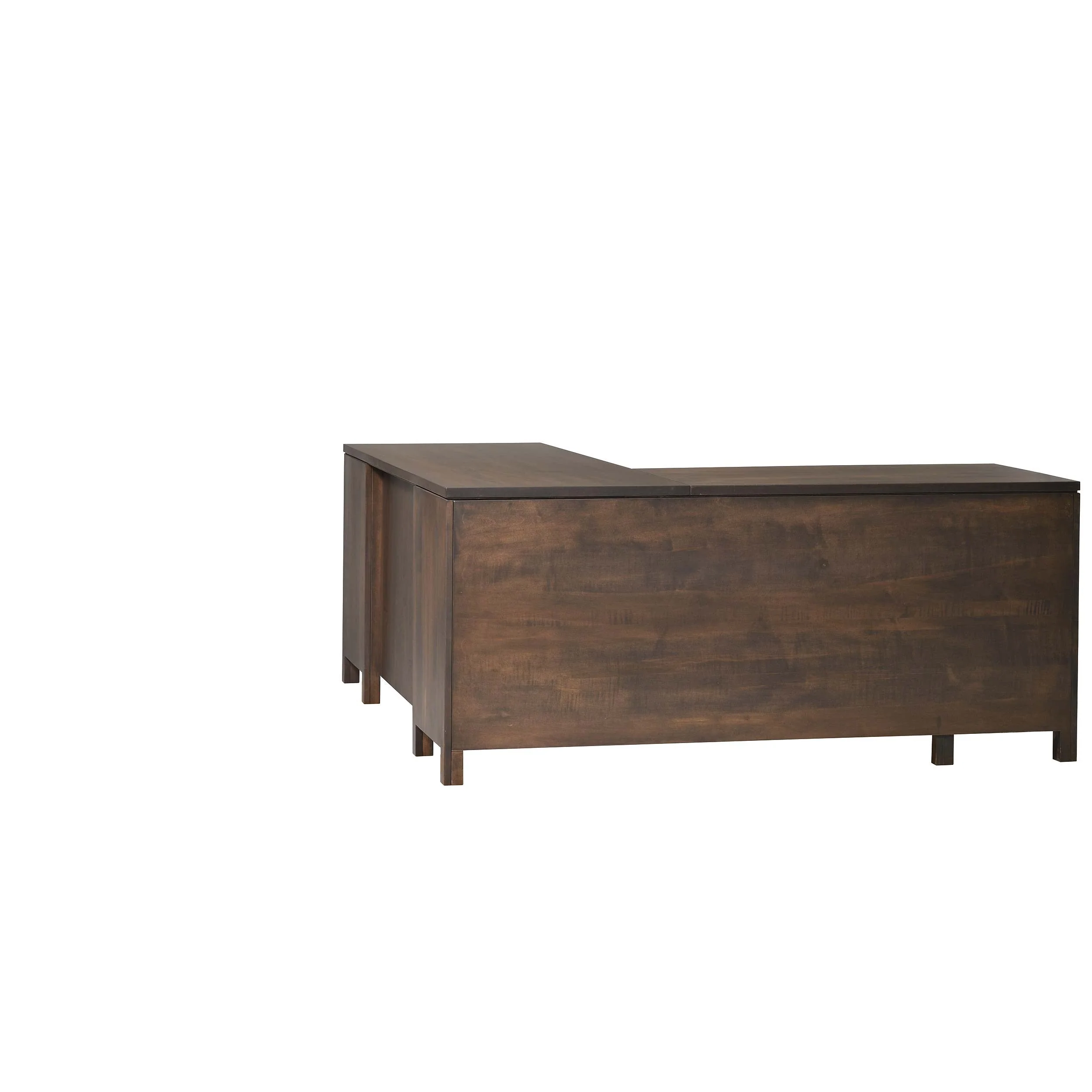 QW Amish Leon L Shape Desk w/ Optional Hutch - Image 26