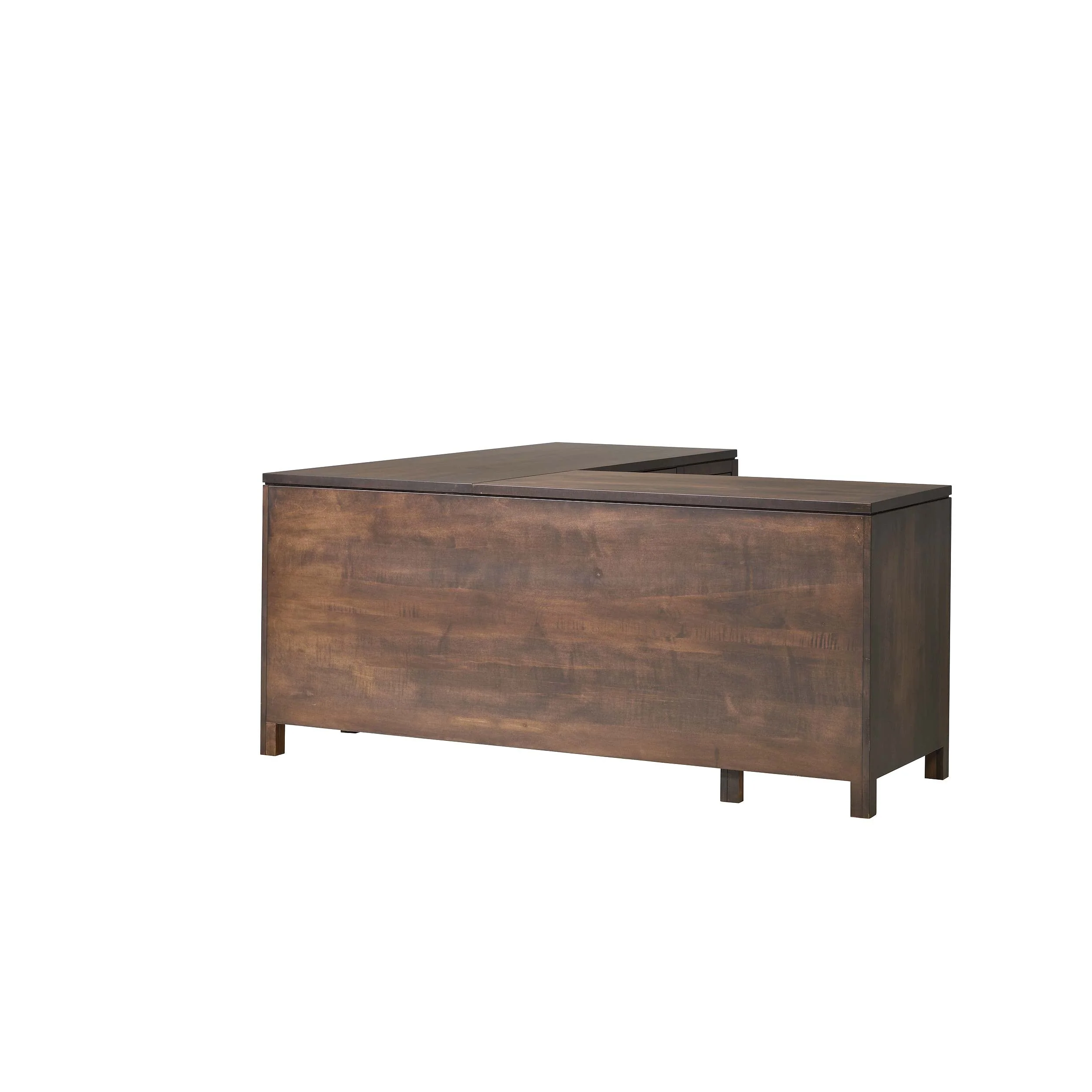 QW Amish Leon L Shape Desk w/ Optional Hutch - Image 30