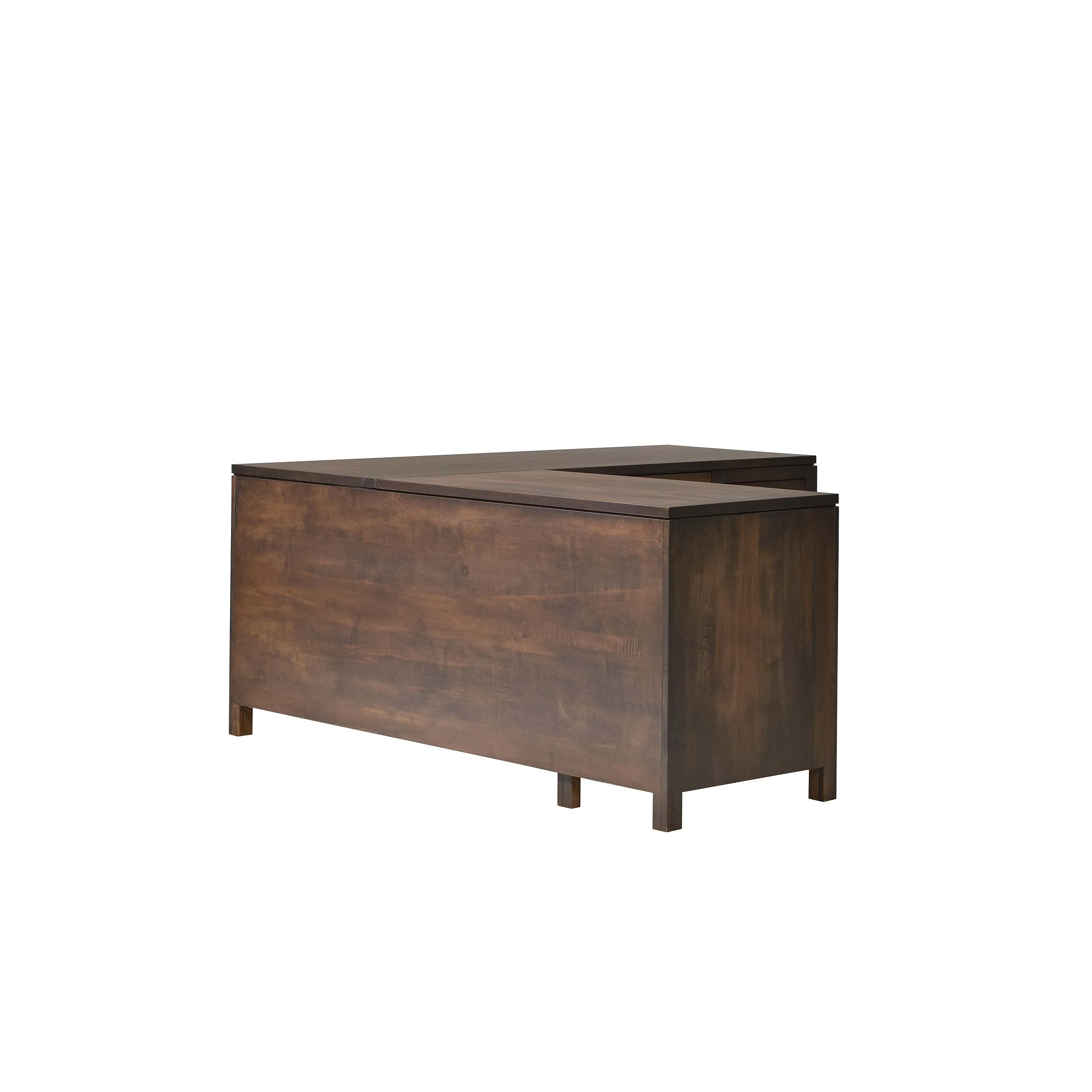 QW Amish Leon L Shape Desk w/ Optional Hutch - Image 32