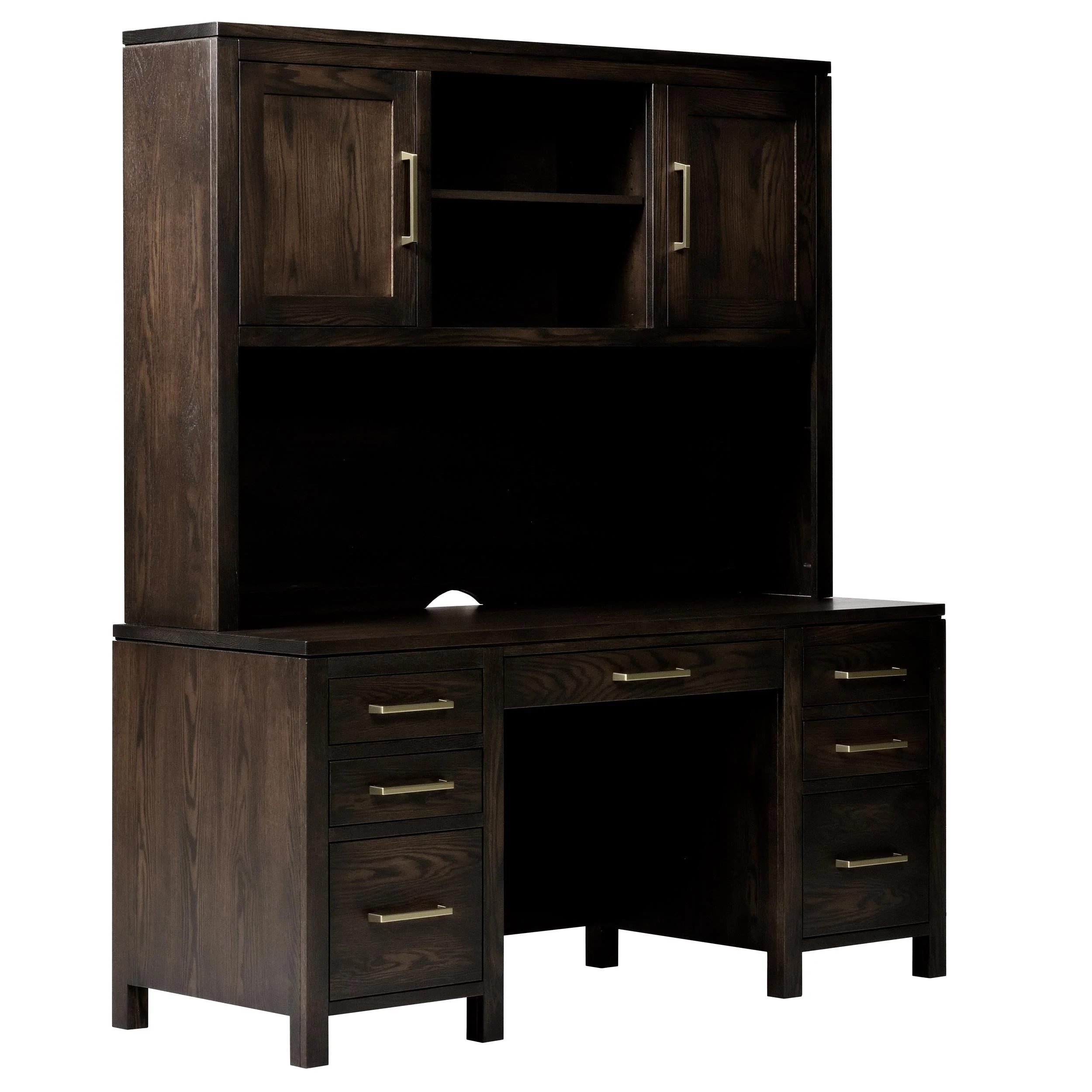 QW Amish Leon Wall Desk w/ Optional Hutch - Image 10