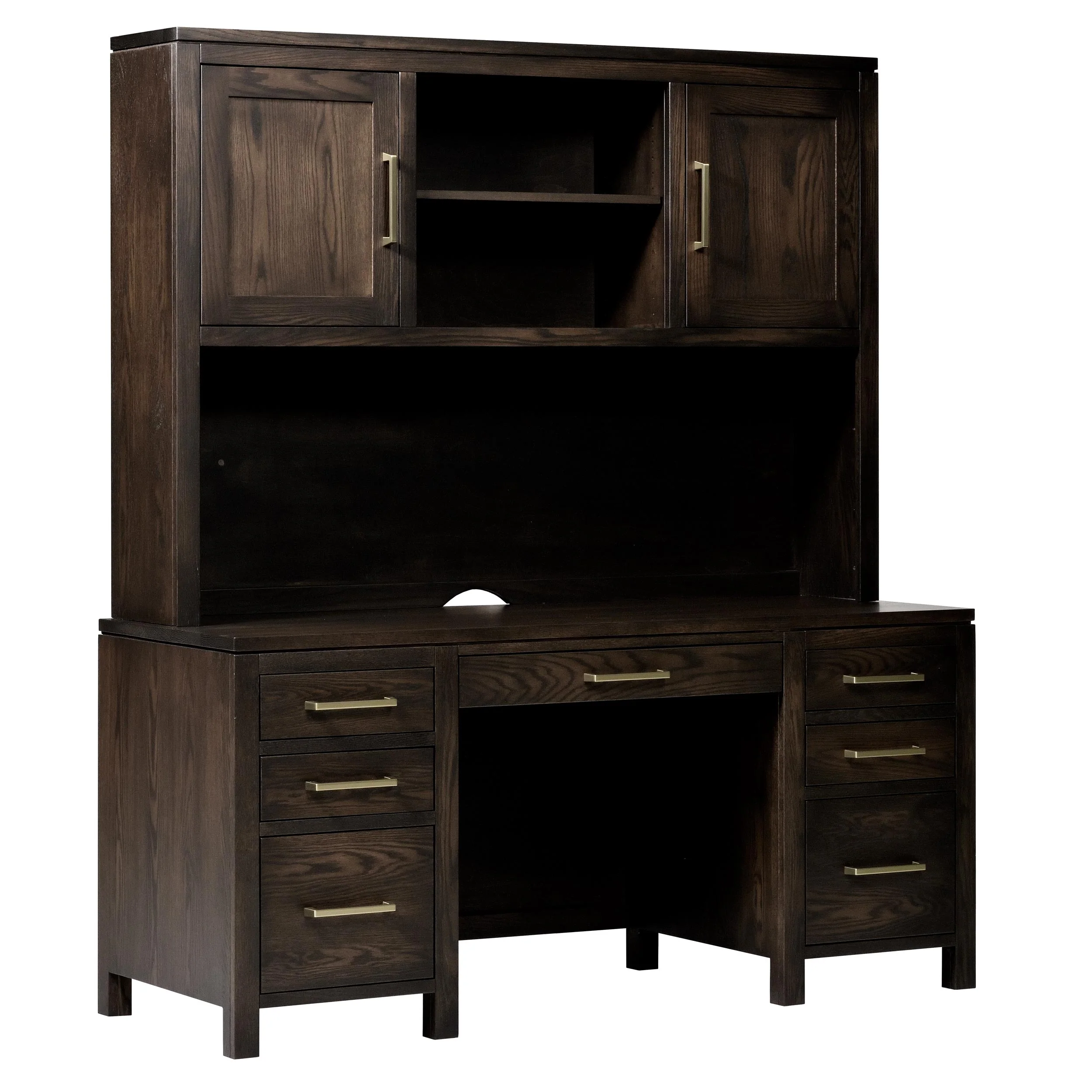 QW Amish Leon Wall Desk w/ Optional Hutch - Image 11