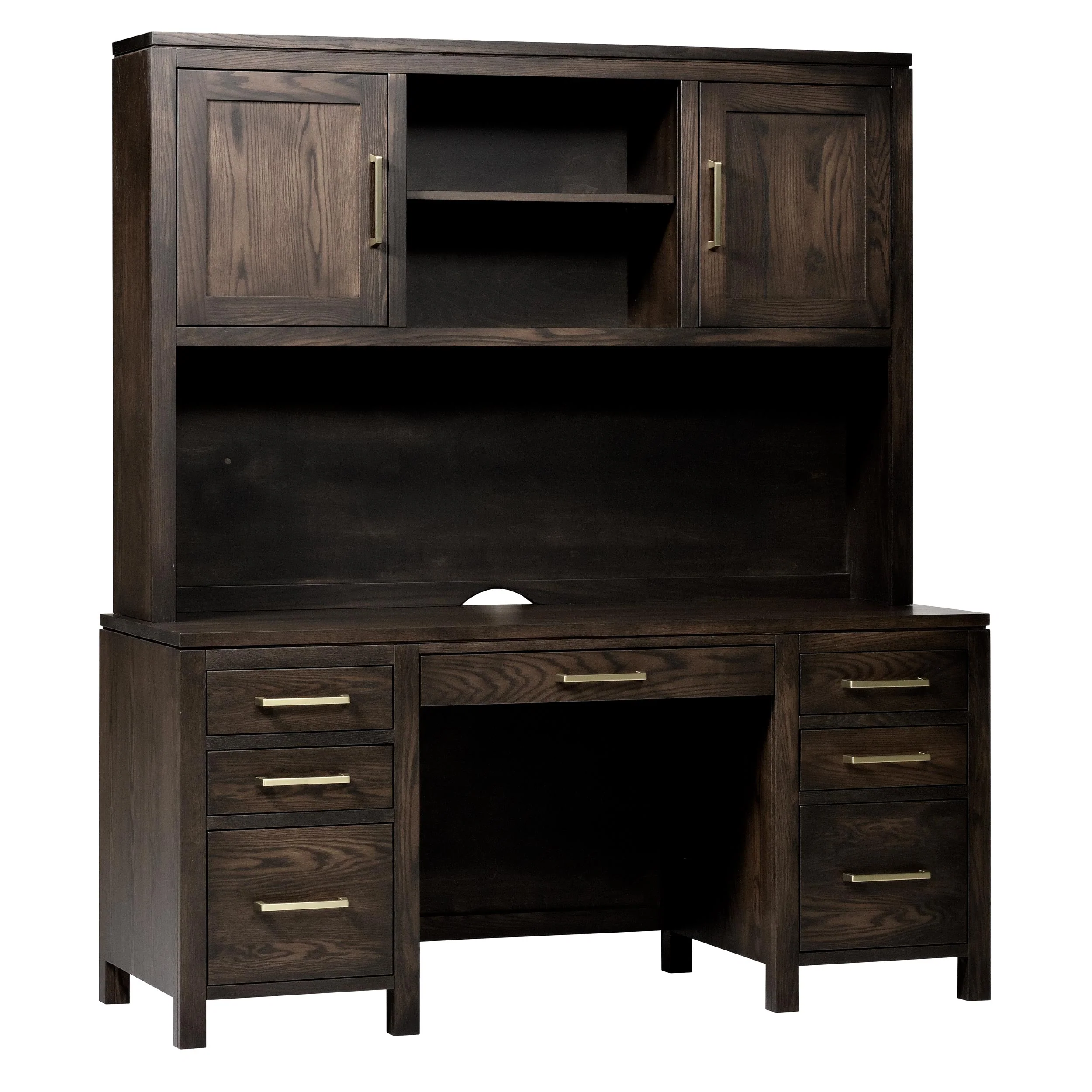 QW Amish Leon Wall Desk w/ Optional Hutch - Image 12