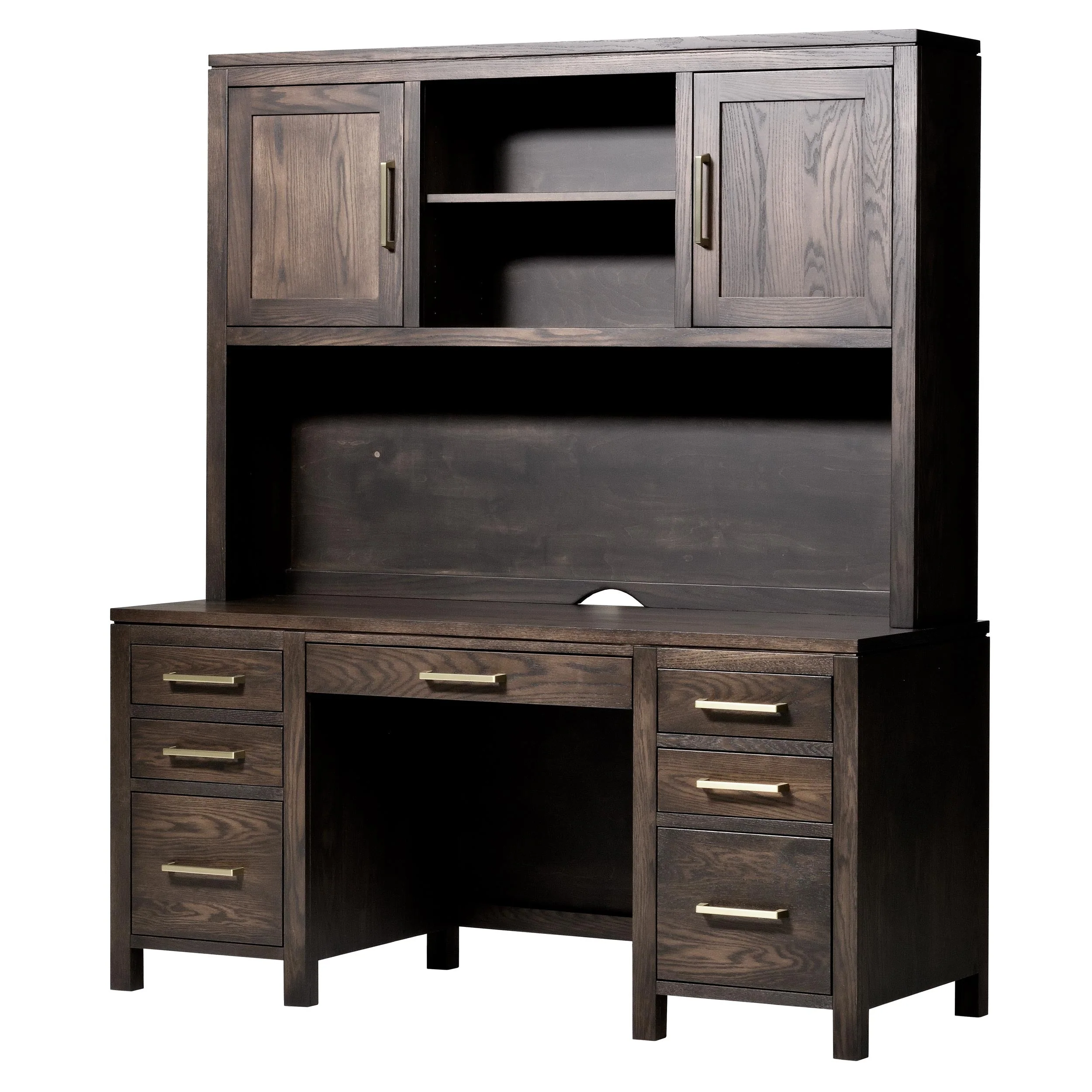 QW Amish Leon Wall Desk w/ Optional Hutch - Image 17