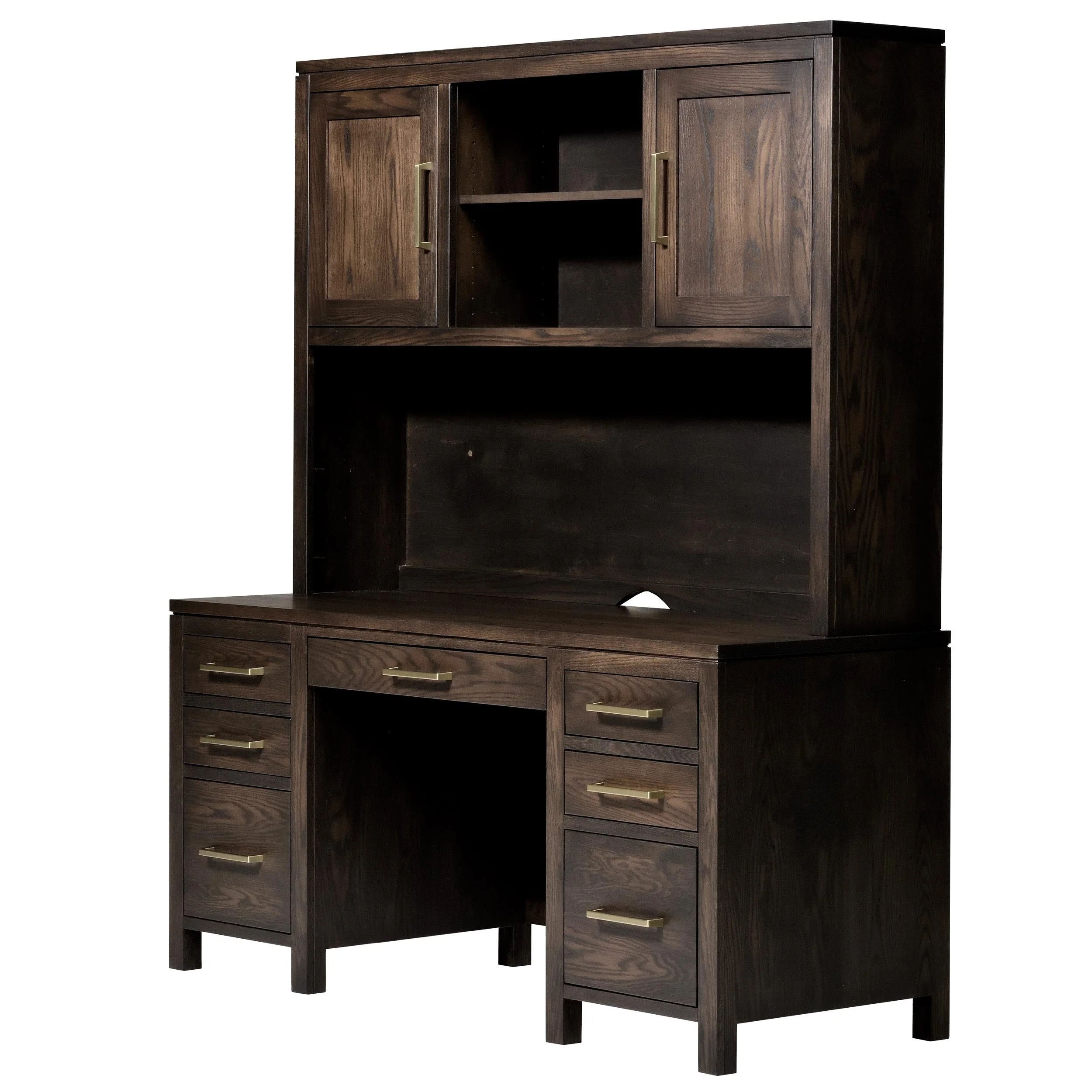 QW Amish Leon Wall Desk w/ Optional Hutch - Image 19