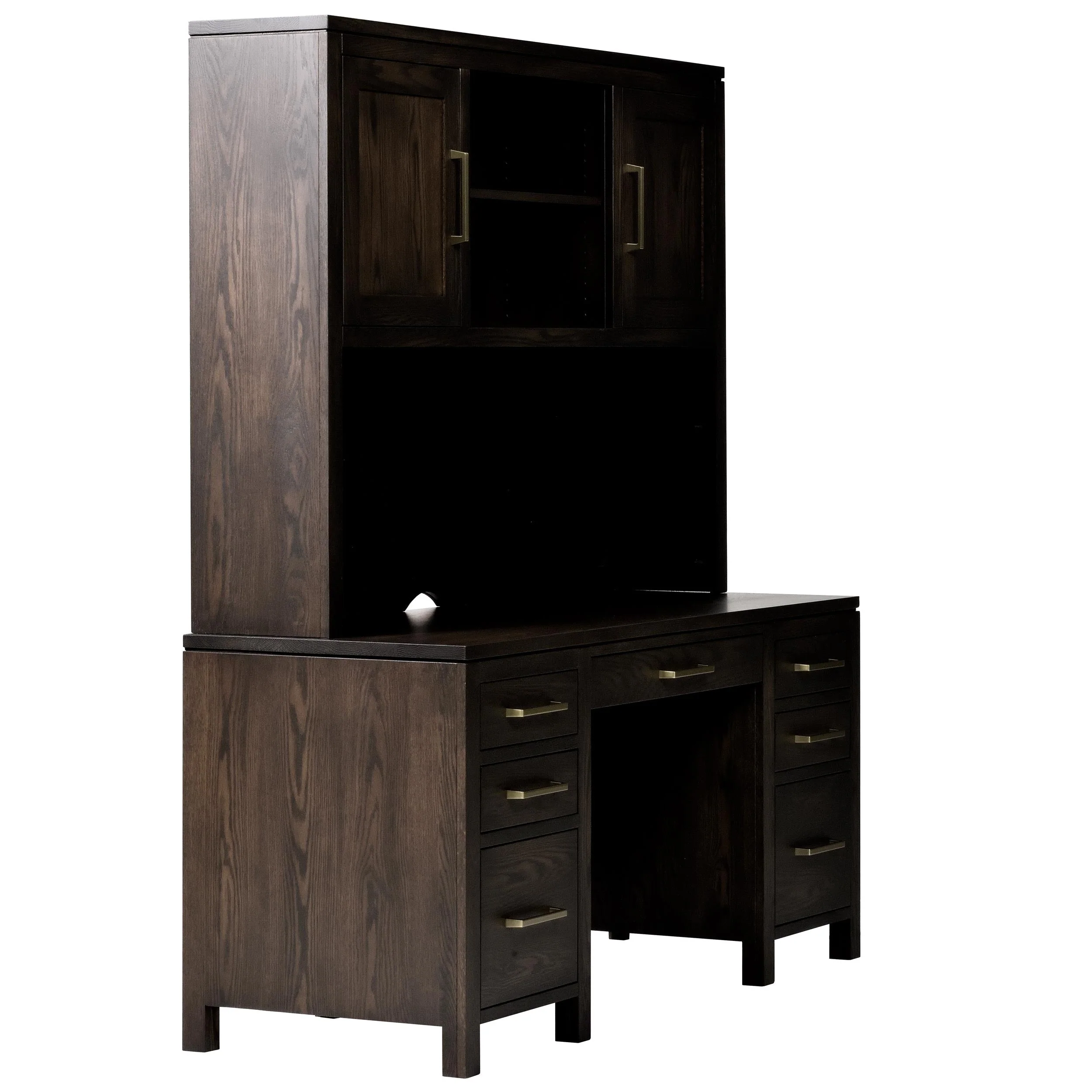 QW Amish Leon Wall Desk w/ Optional Hutch - Image 8