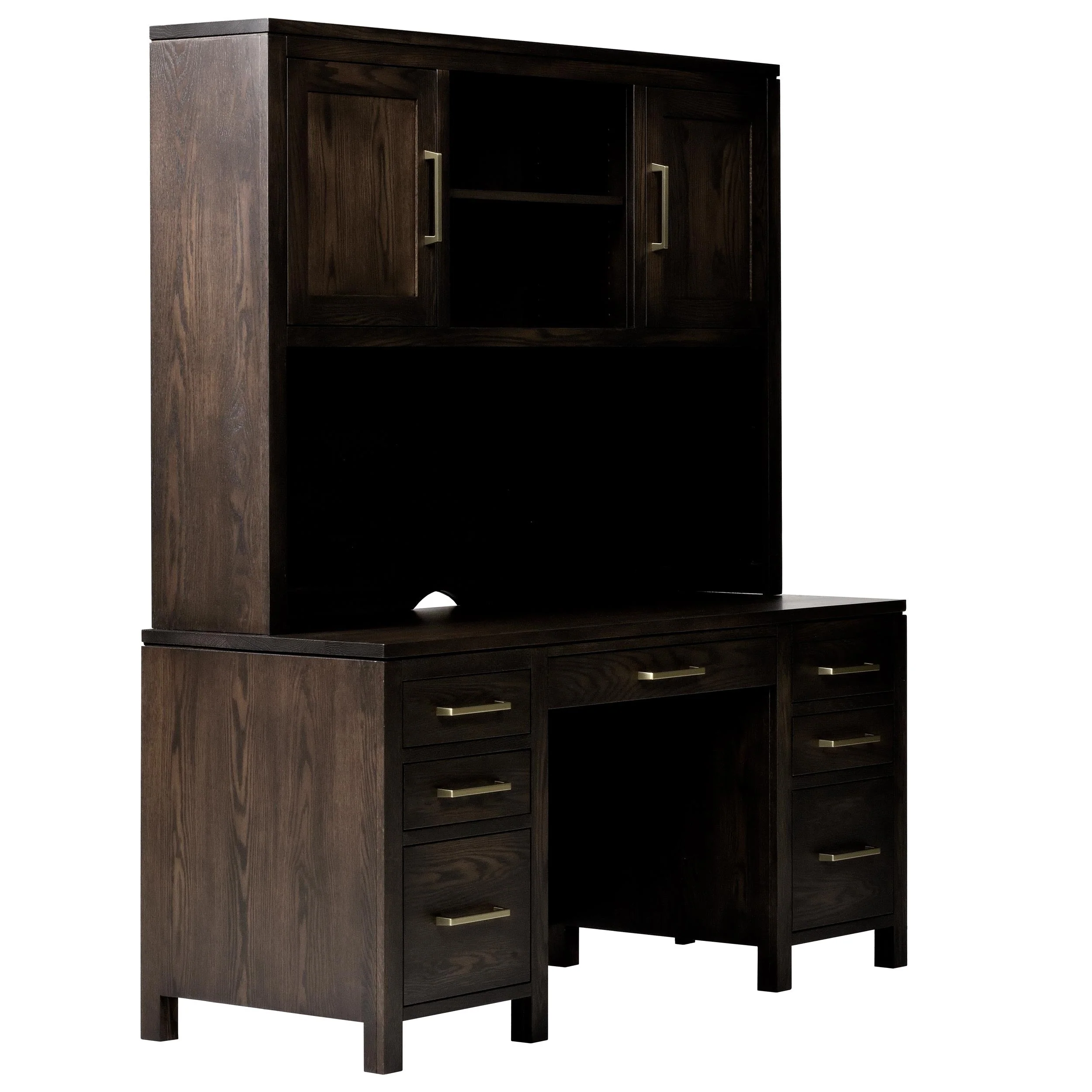 QW Amish Leon Wall Desk w/ Optional Hutch - Image 9