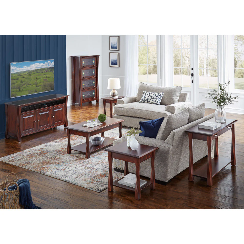 QW Amish Lexington Arc 63" Media Console - Image 2