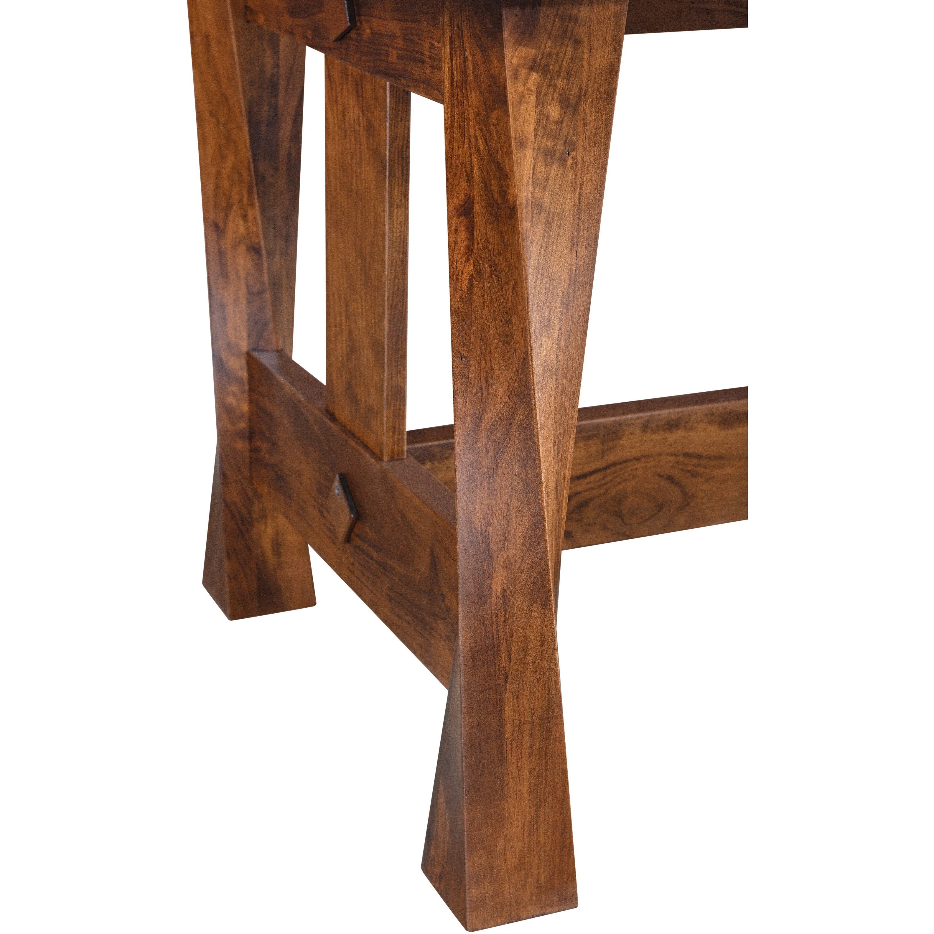 QW Amish Lexington Twist Trestle Table - Image 2