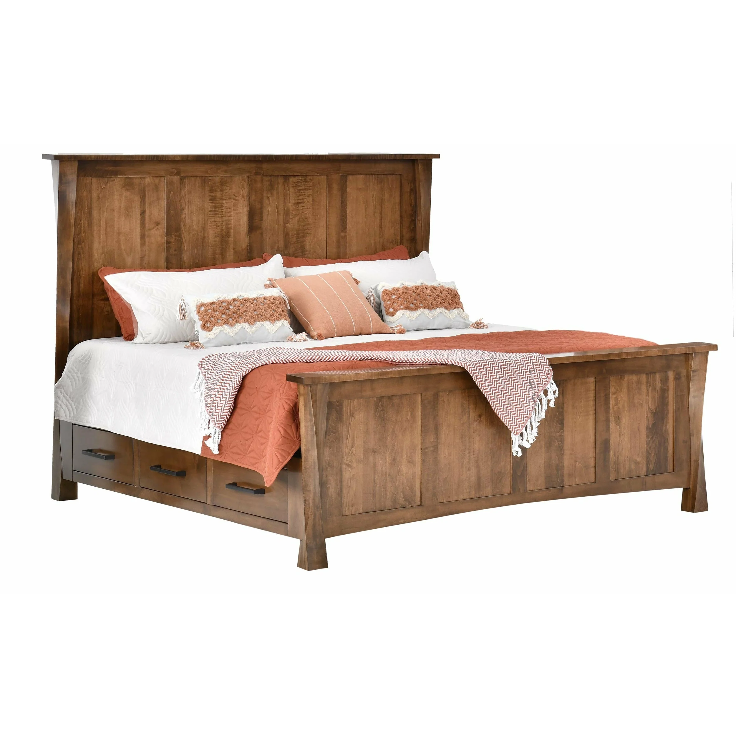 QW Amish Lexington Twist 5pc Set w/ Storage Bed - Image 2