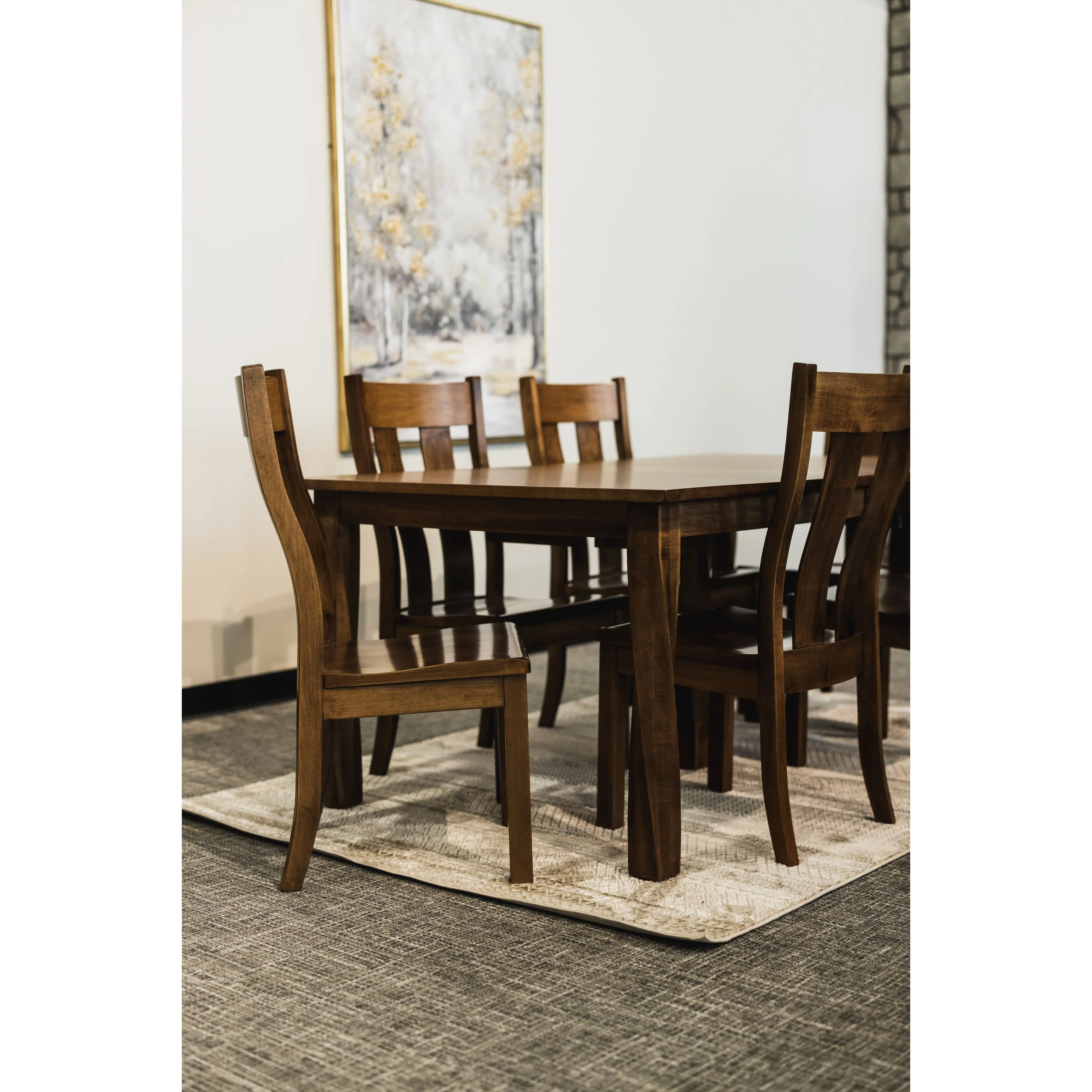 QW Amish Helix Twist Leg 7pc Dining Set - Image 5