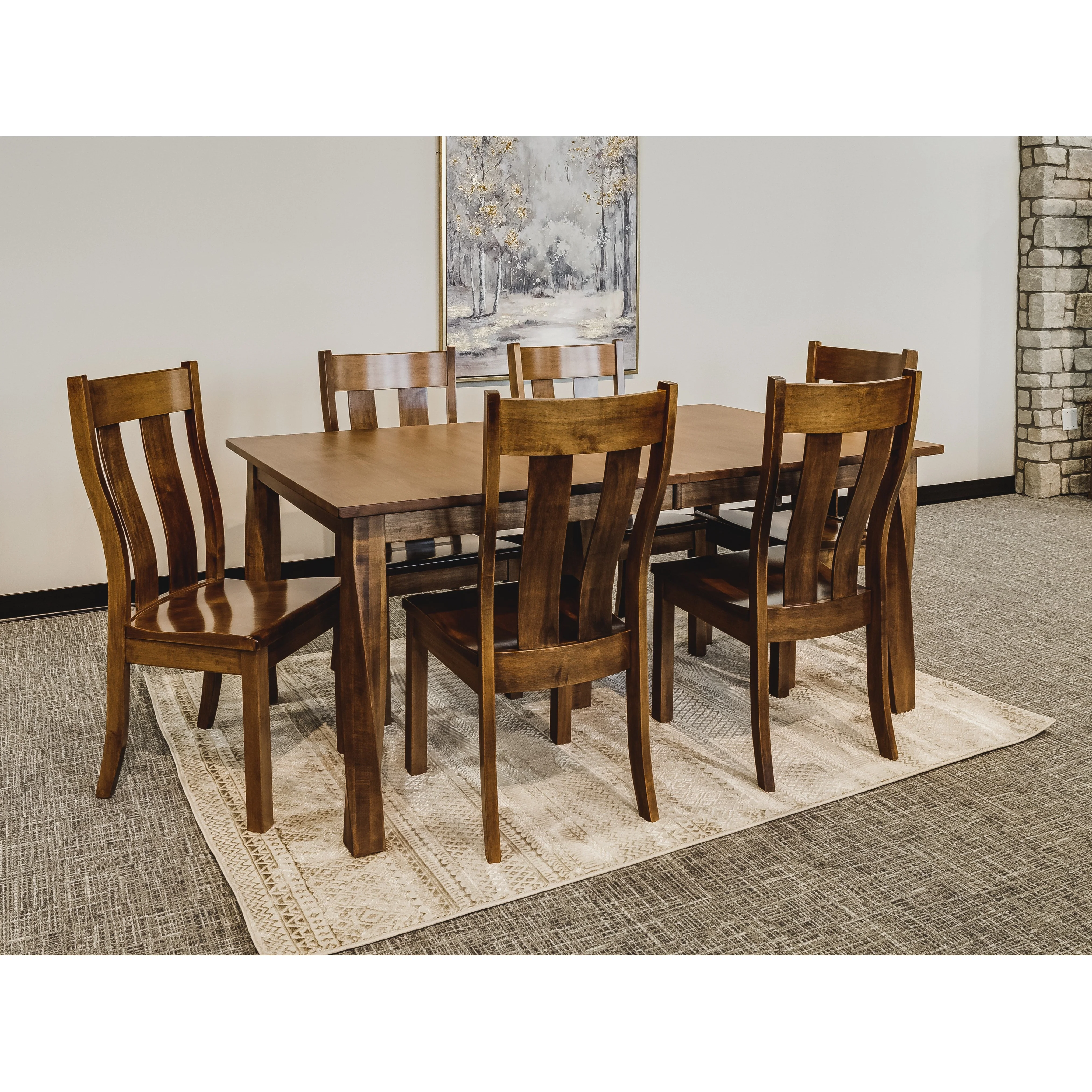 QW Amish Helix Twist Leg Table - Image 2
