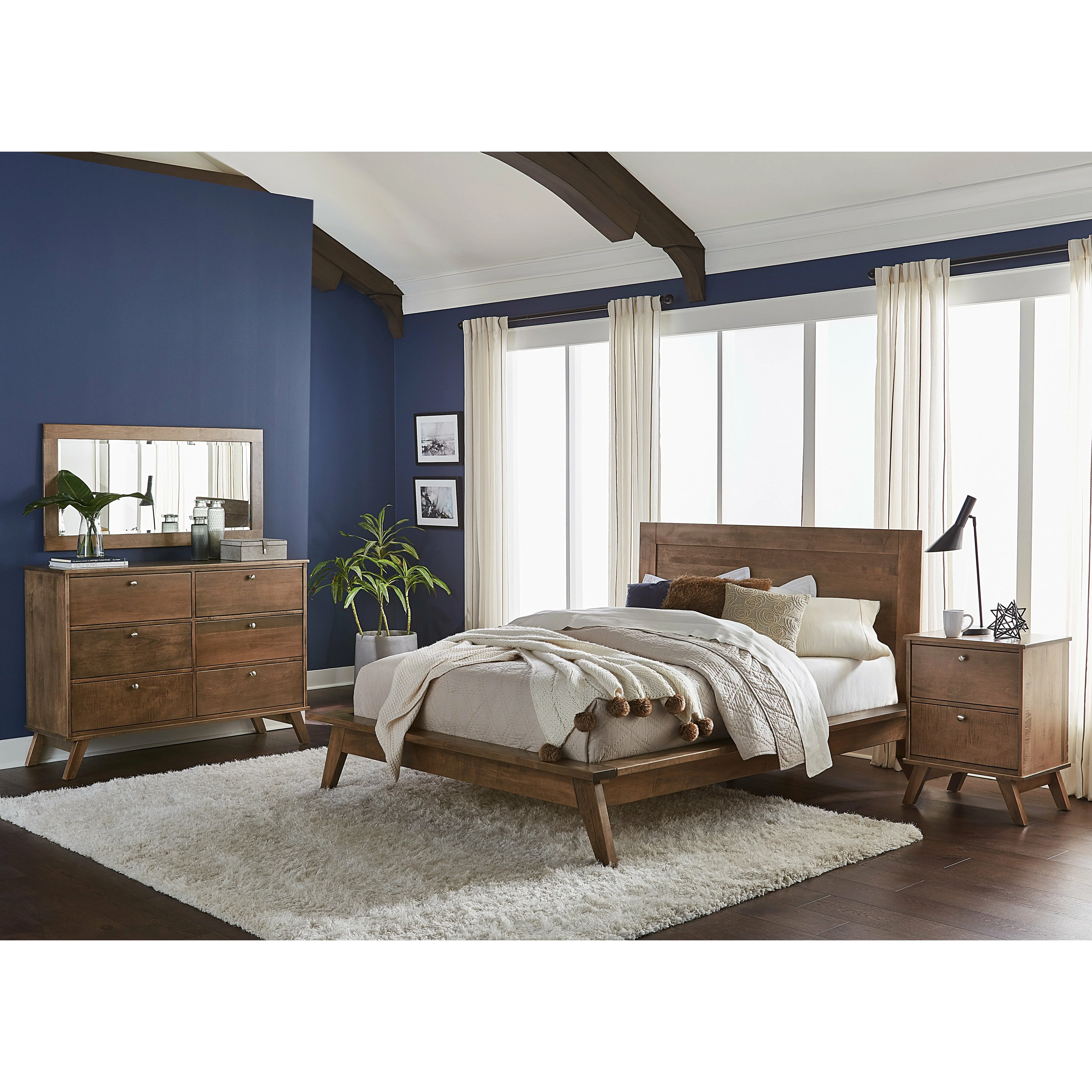 QW Amish Liberty 6 Drawer Dresser & Optional Mirror - Image 2