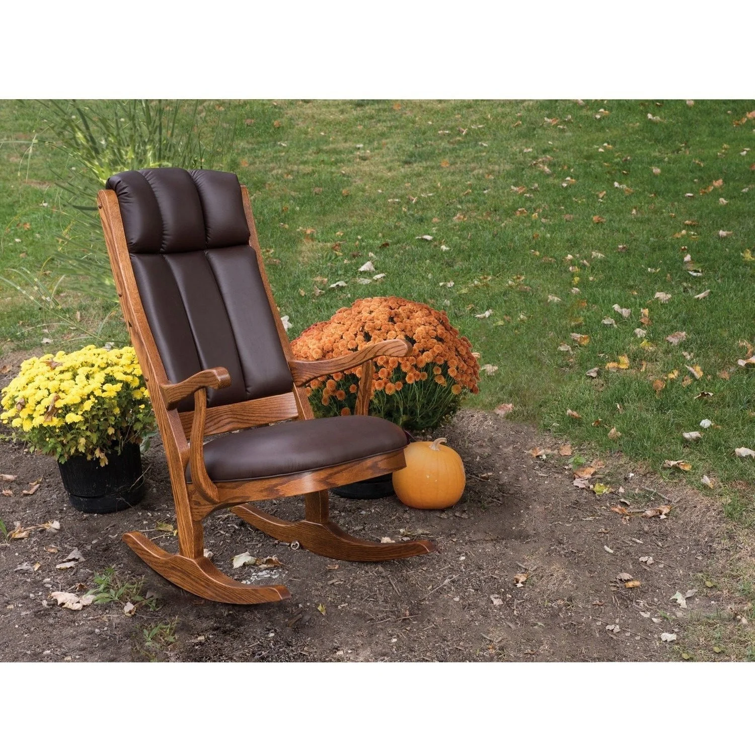 QW Amish Lincoln Rocker - Image 5