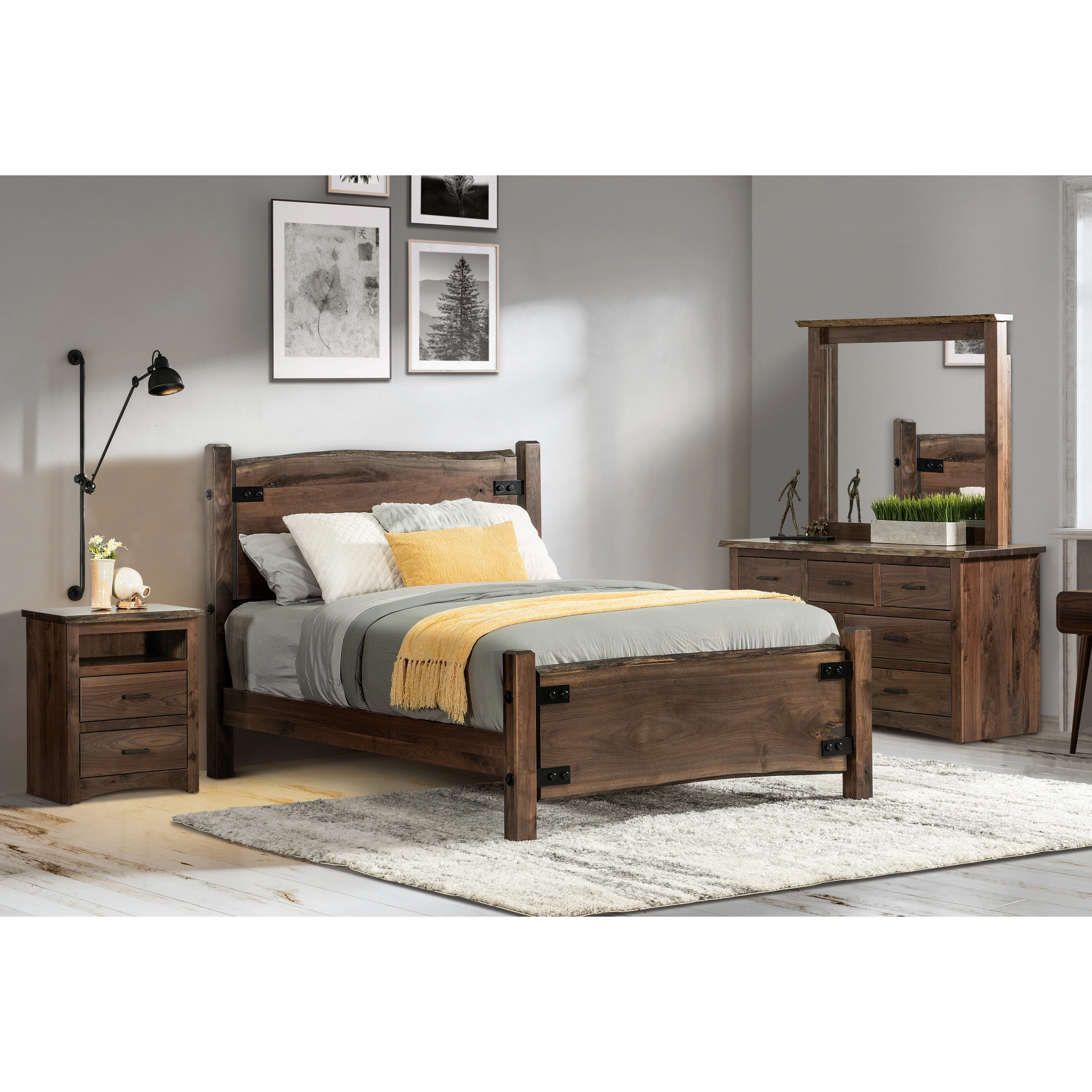 QW Amish Live Wood Bed - Image 2