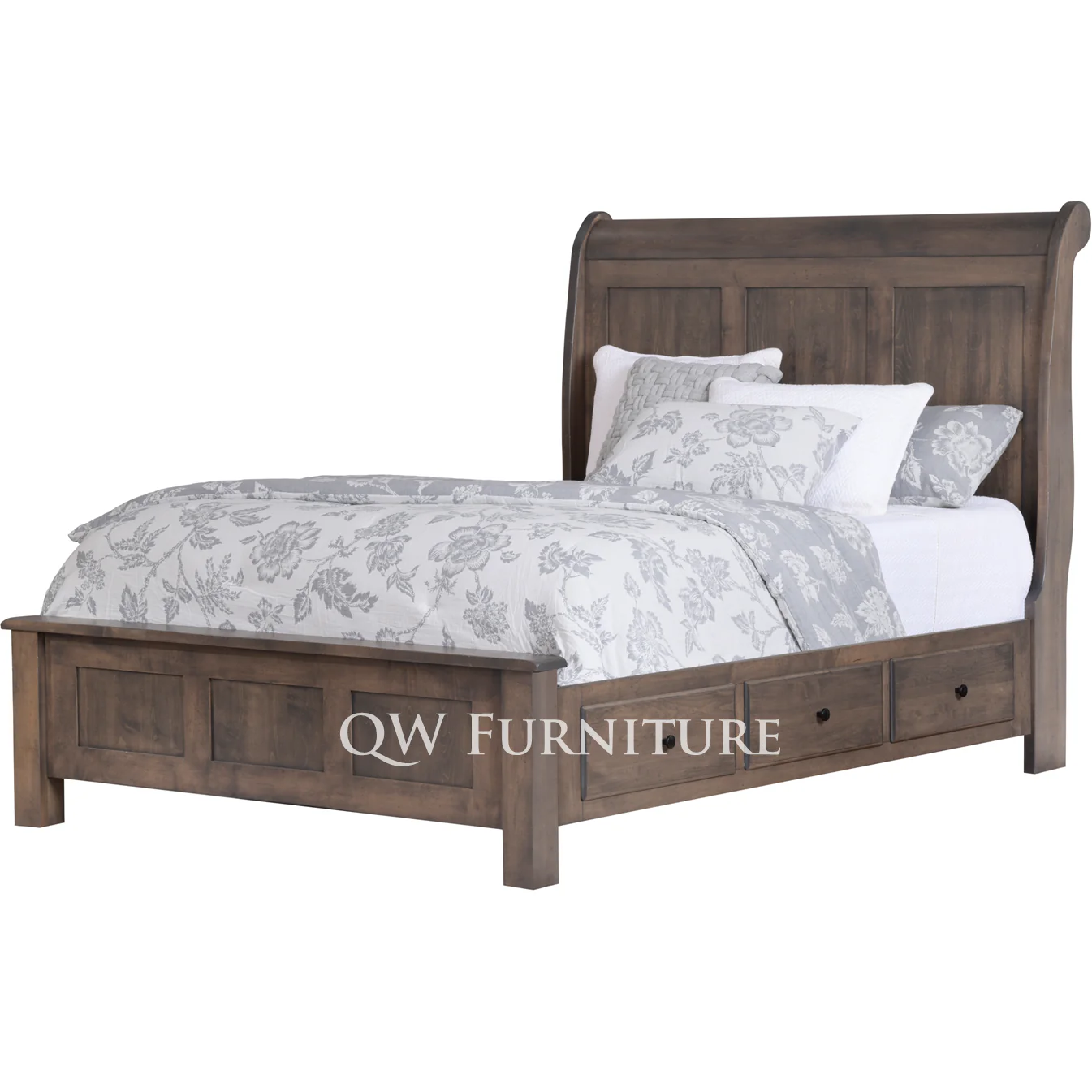 QW Amish Lodge 5pc Set w/ Storage Bed - Image 2