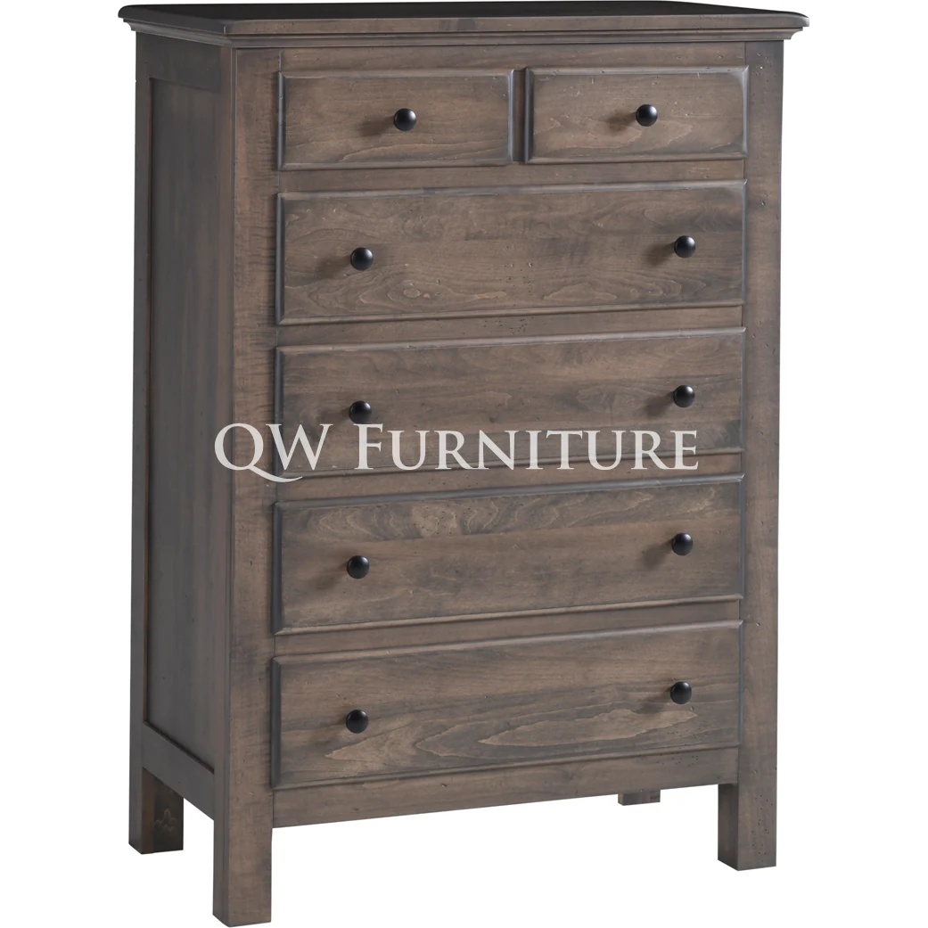 QW Amish Lodge 5pc Set w/ Storage Bed - Image 4