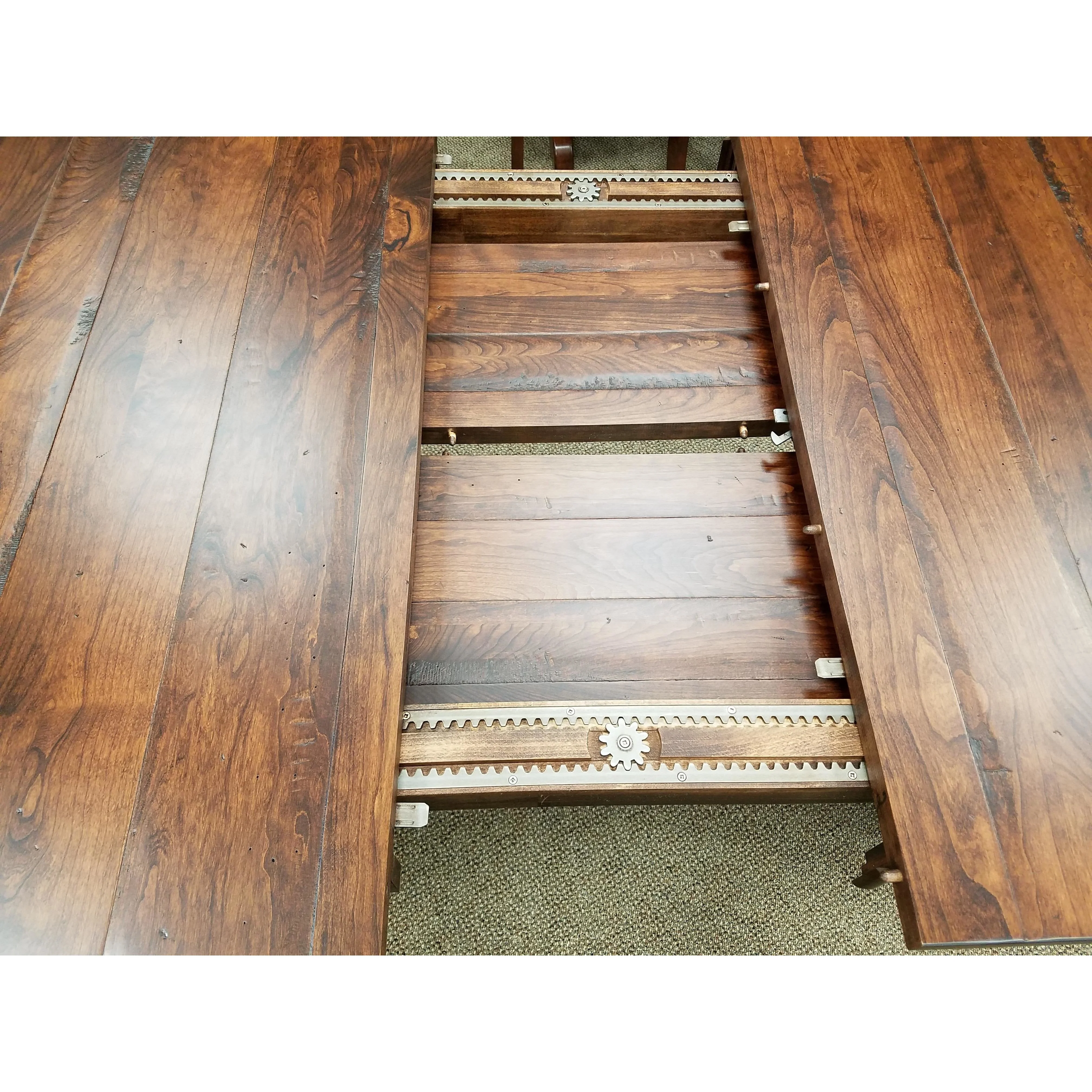 QW Amish Portland Plank-Planed Table - Image 4