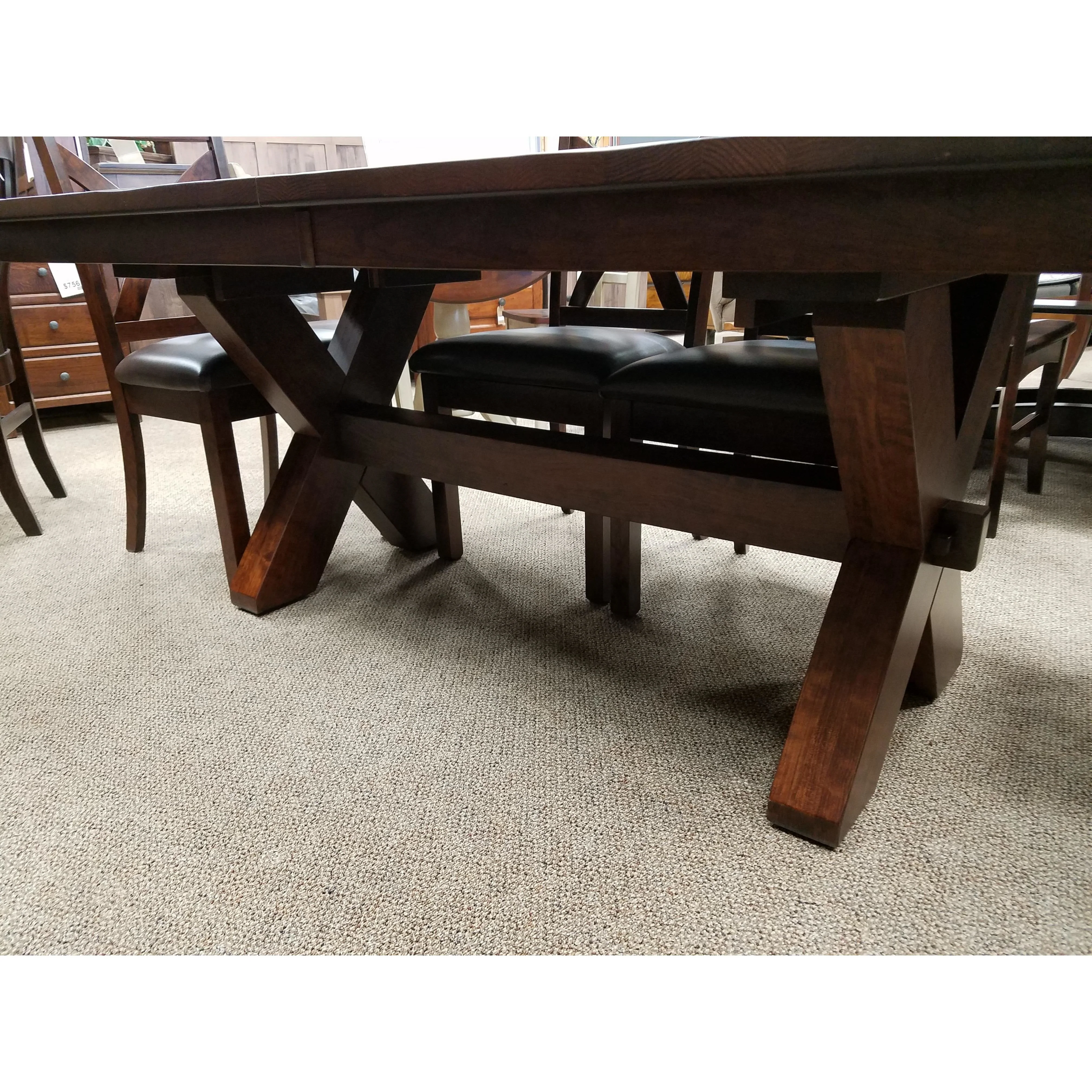 QW Amish Portland Plank-Planed Table - Image 5