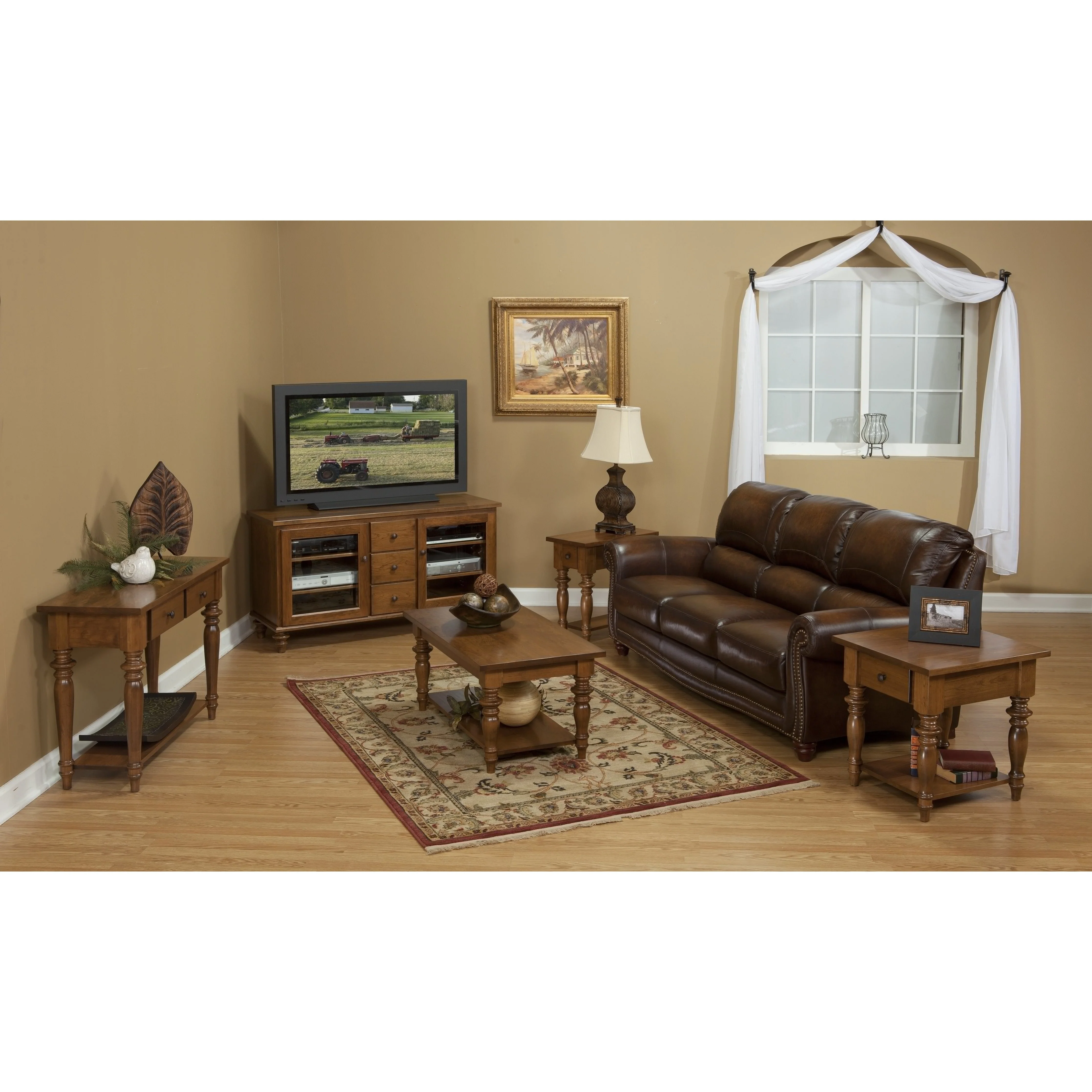 QW Amish London Turned End Table - Image 2