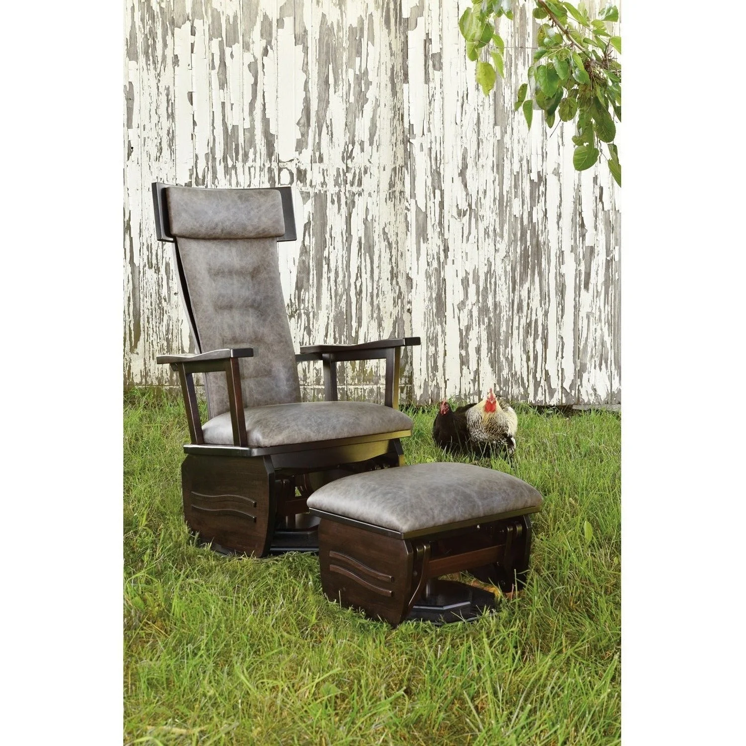 QW Amish London Swivel Glider - Image 5