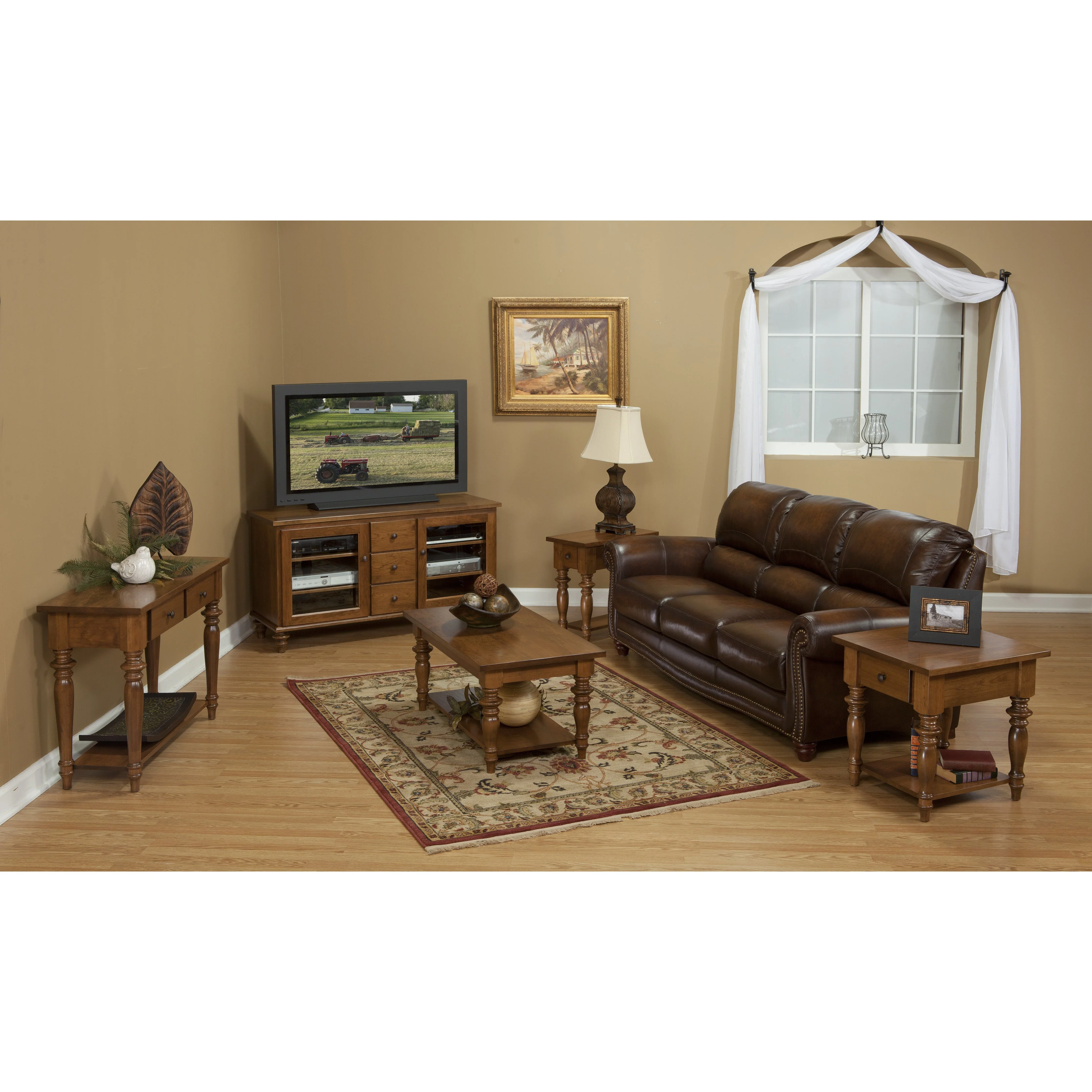 QW Amish London 56" TV Stand - Image 2