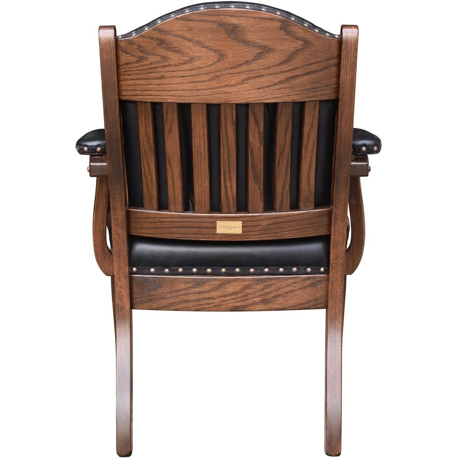 QW Amish Buckeye Low Back Client Arm Chair - Image 2