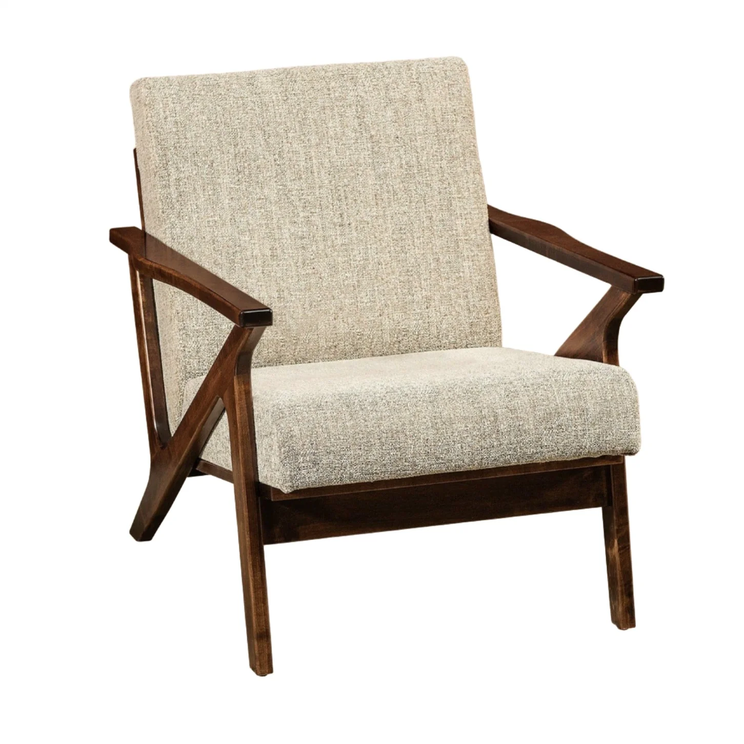 QW Amish Malaya Chair and Ottoman - Image 3