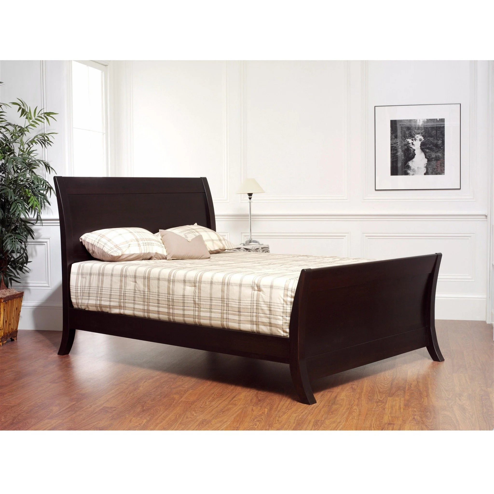 QW Amish Manhattan Flat Panel Sleigh Bed - Image 3