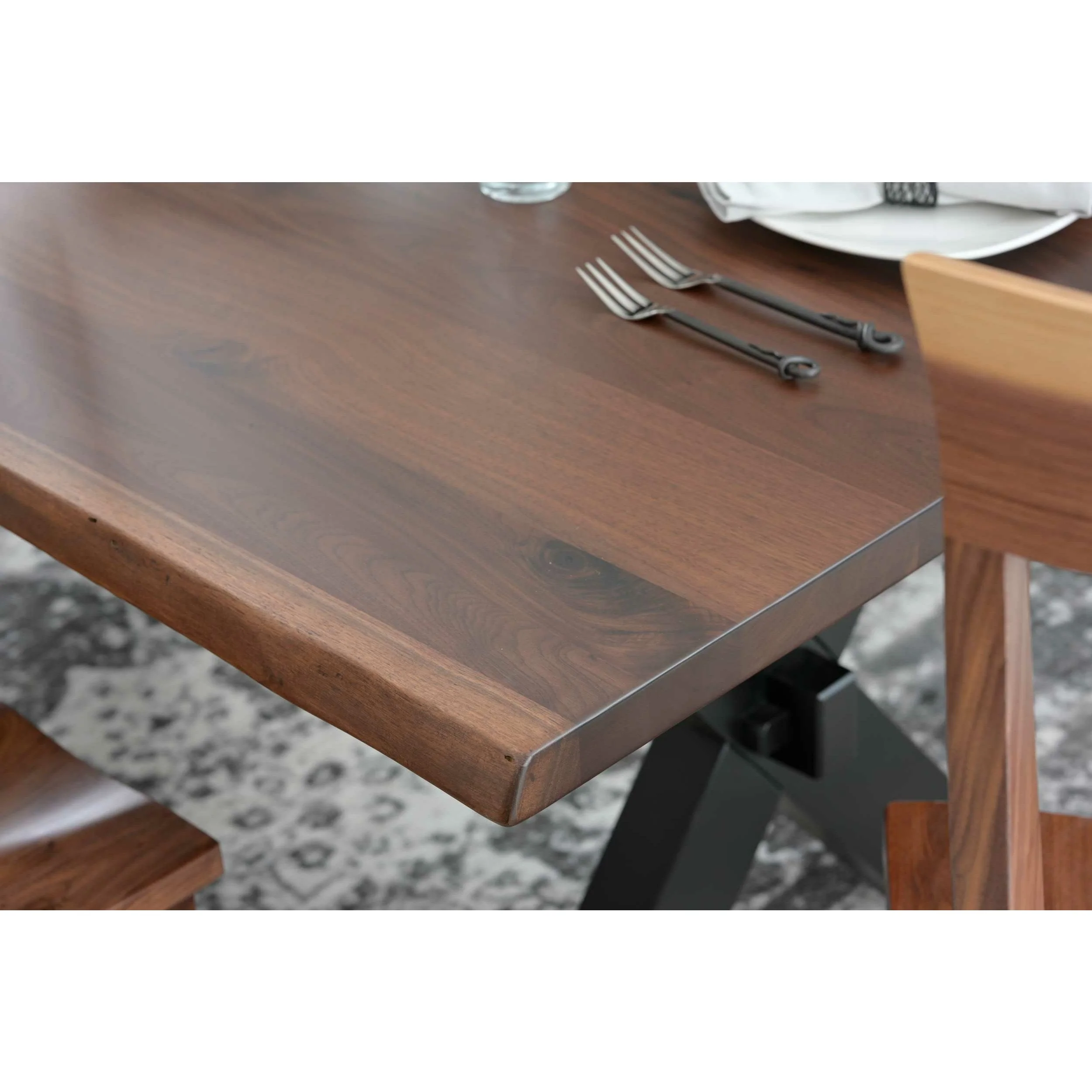 QW Amish Manhattan Live Edge 7pc Set - Image 6
