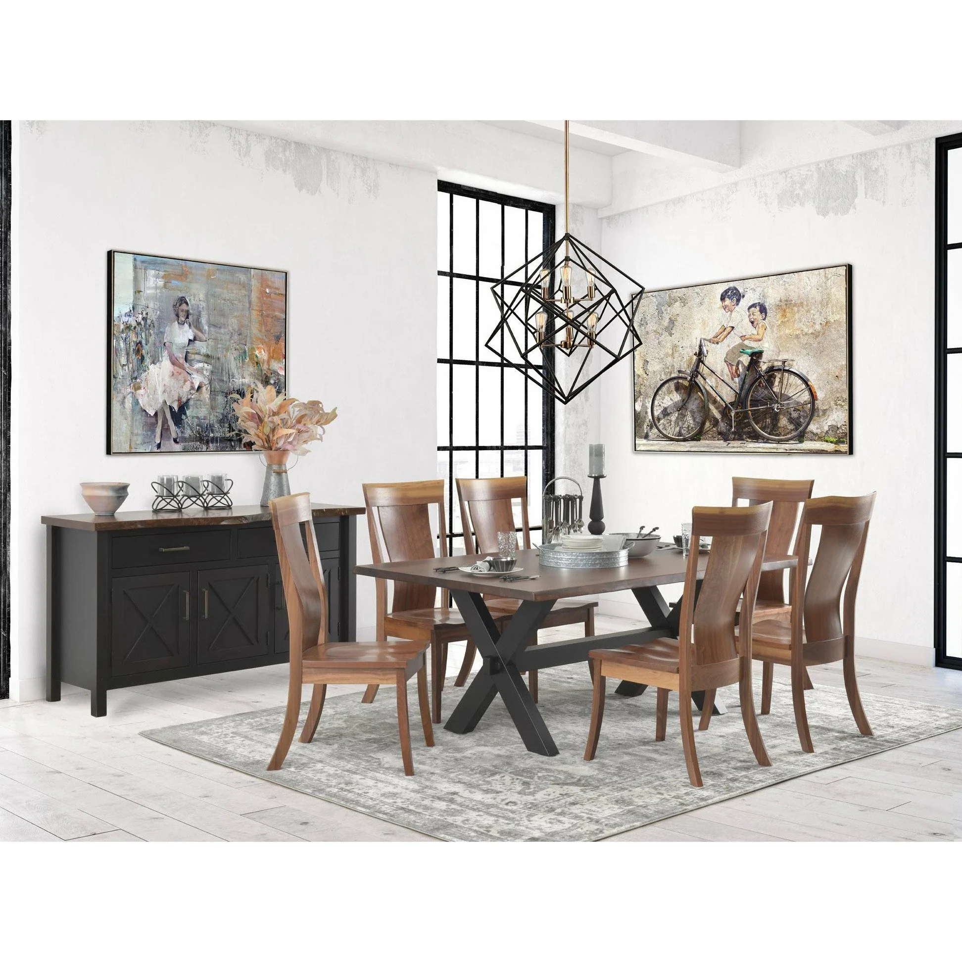 QW Amish Manhattan Live Edge Buffet - Image 2