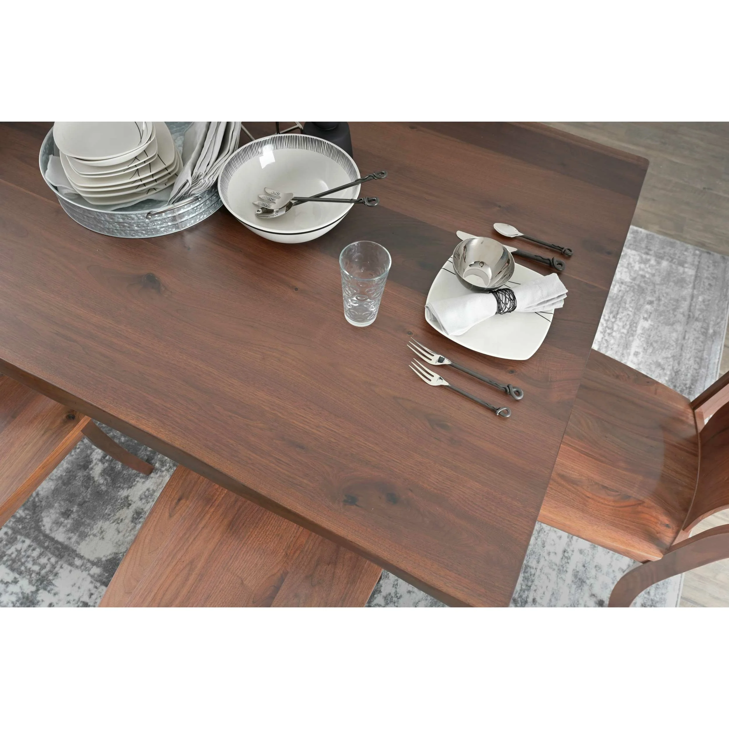 QW Amish Manhattan Live Edge Table - Image 5