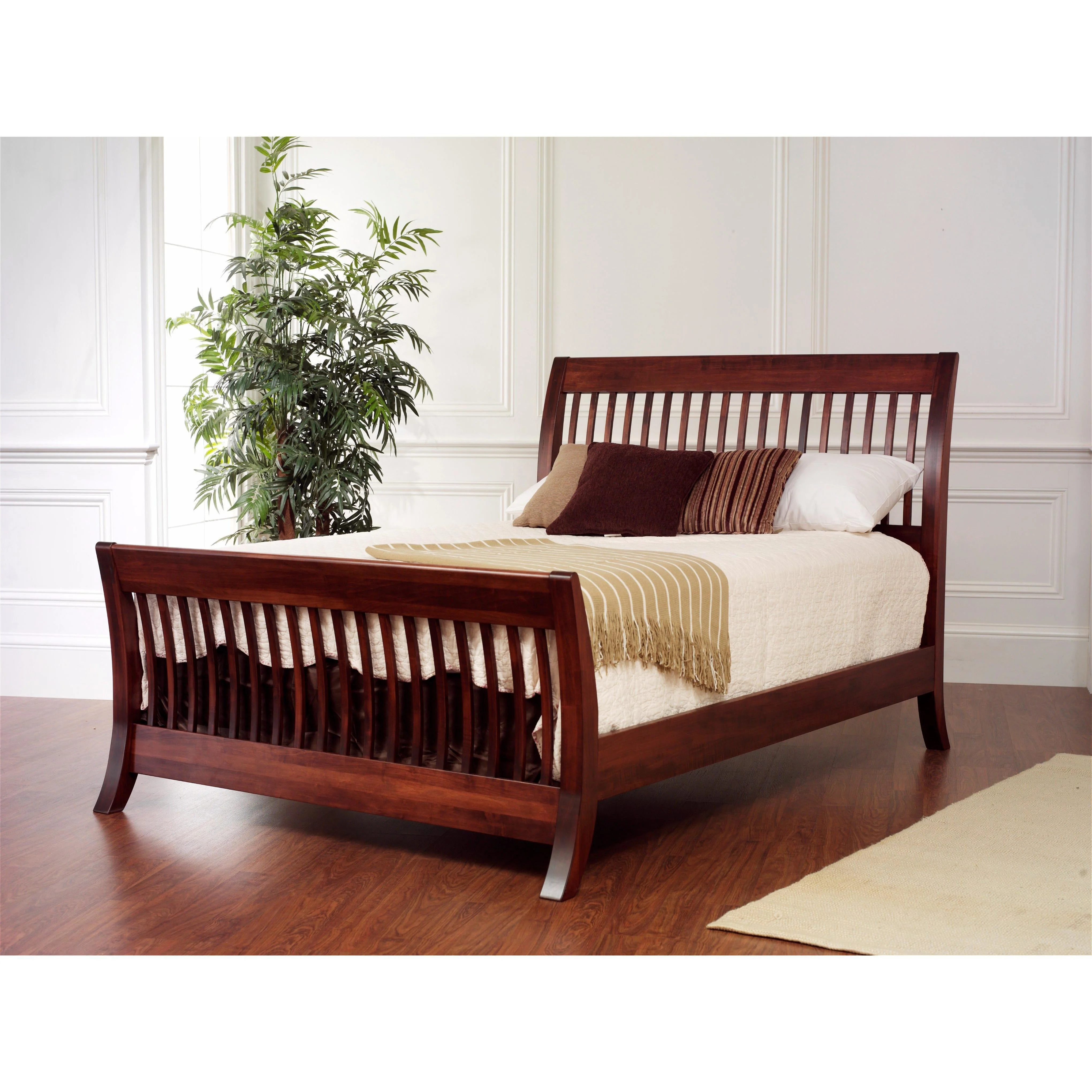 QW Amish Manhattan Slat Sleigh Bed - Image 2