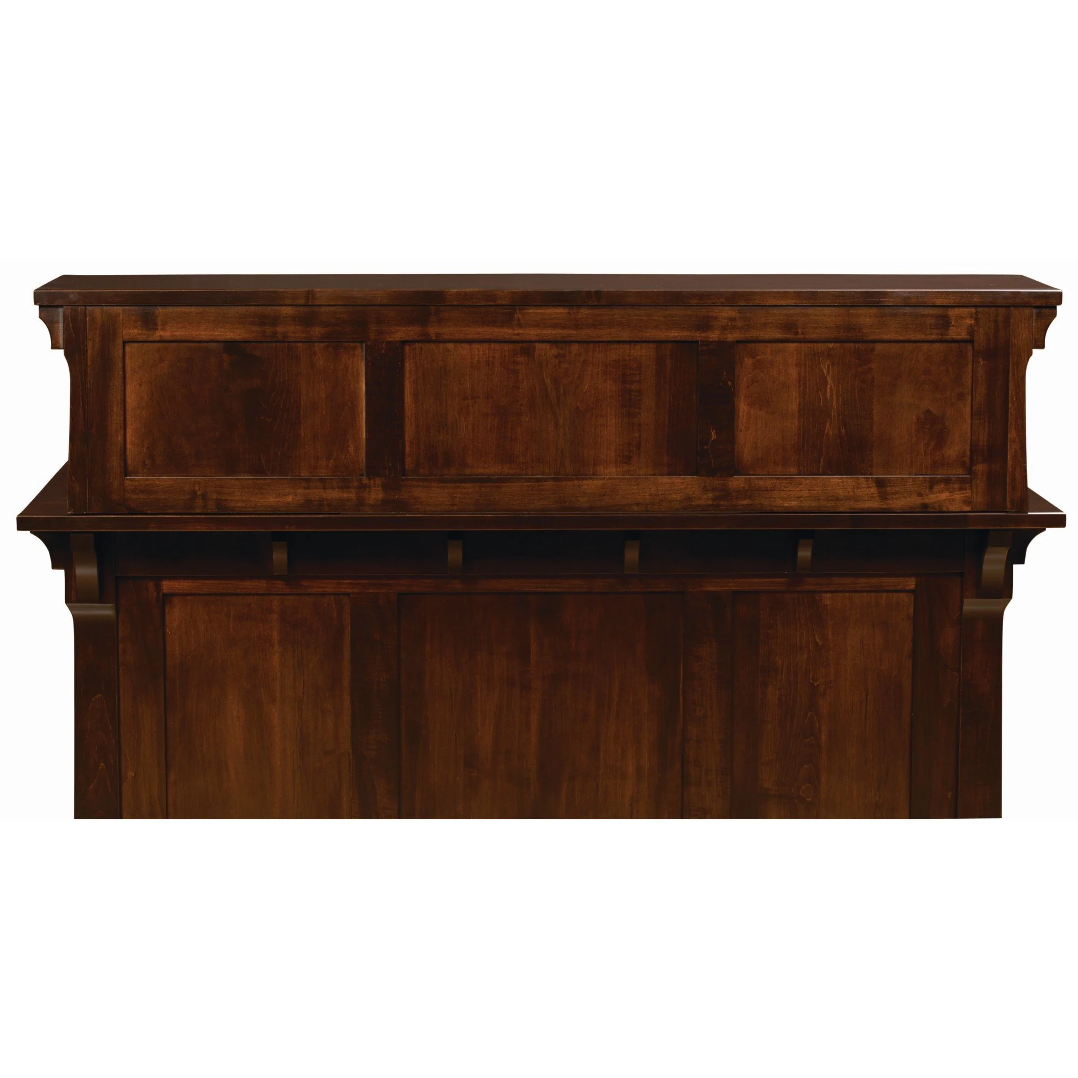 QW Amish Manitoba 66" Executive Desk with Optional Topper - Image 2