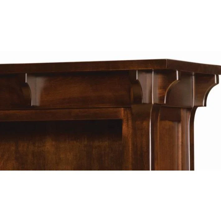 QW Amish Manitoba Bookcase with Doors - Image 2
