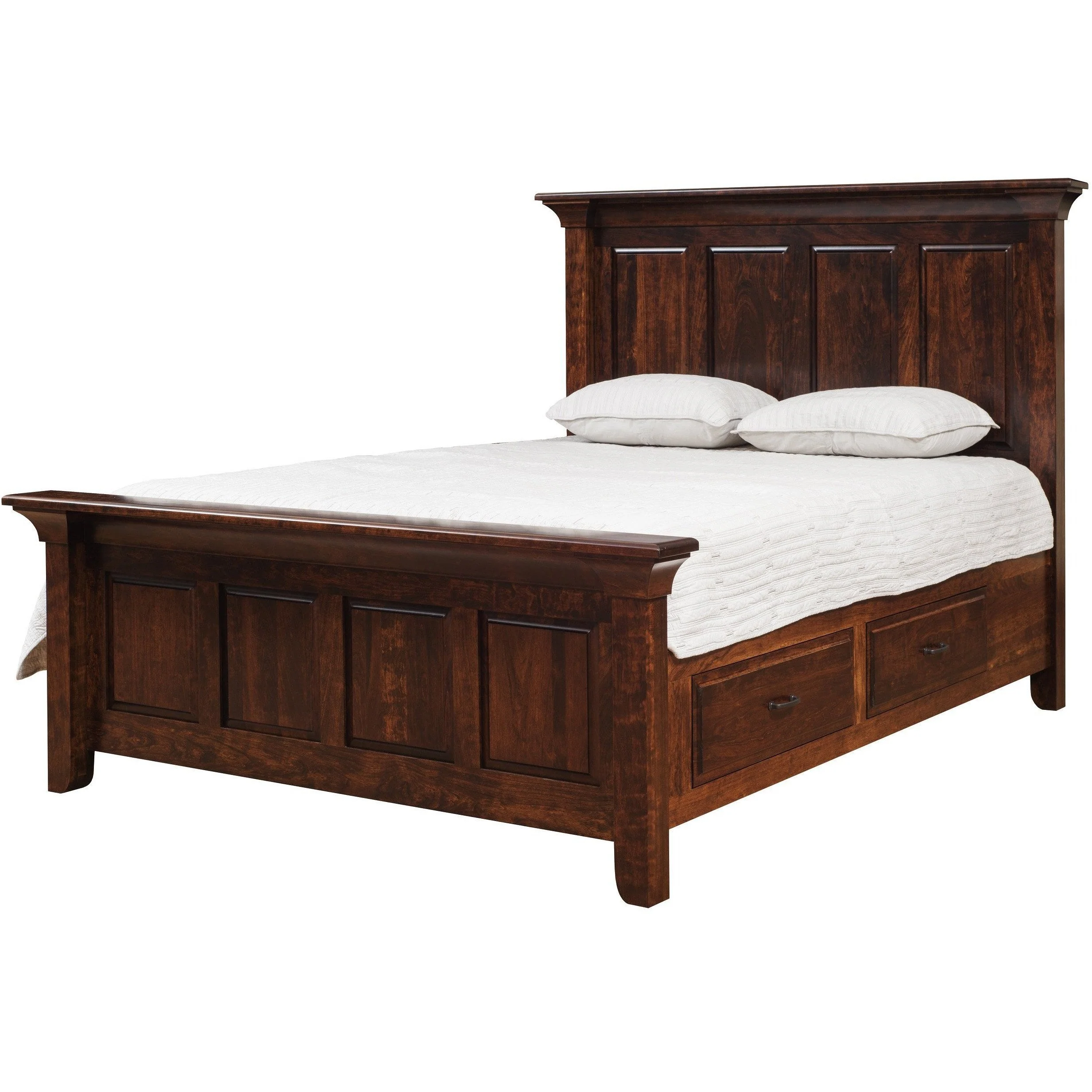 QW Amish Marcella 5pc Set with Storage Bed - Image 2