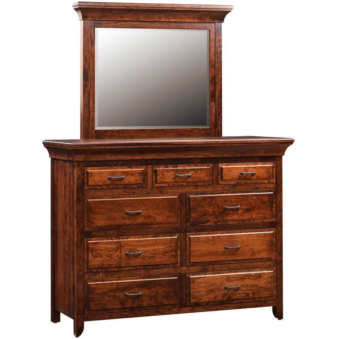 QW Amish Marcella 5pc Set with Storage Bed - Image 3