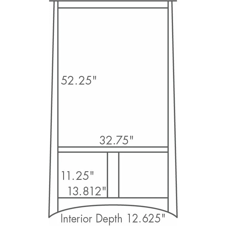 QW Amish McCoy Enclosed Bookcase - Image 2