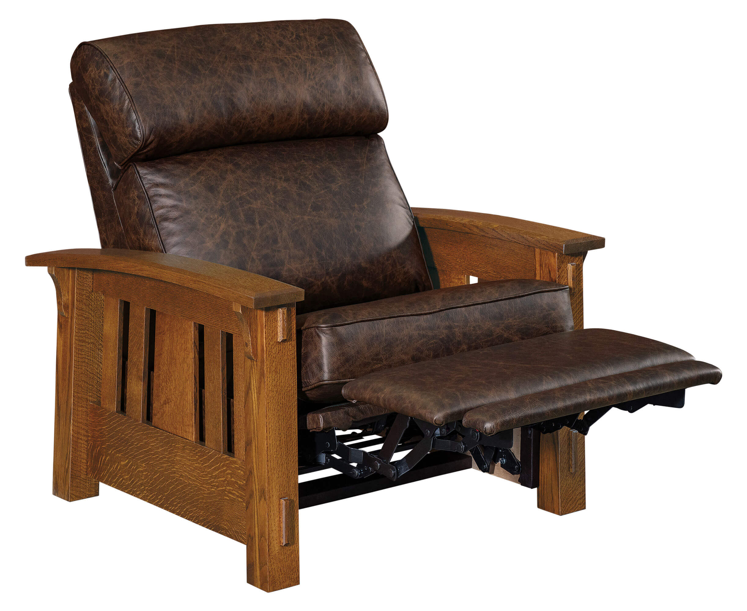 QW Amish McCoy Plush Reclining Chair - Image 3