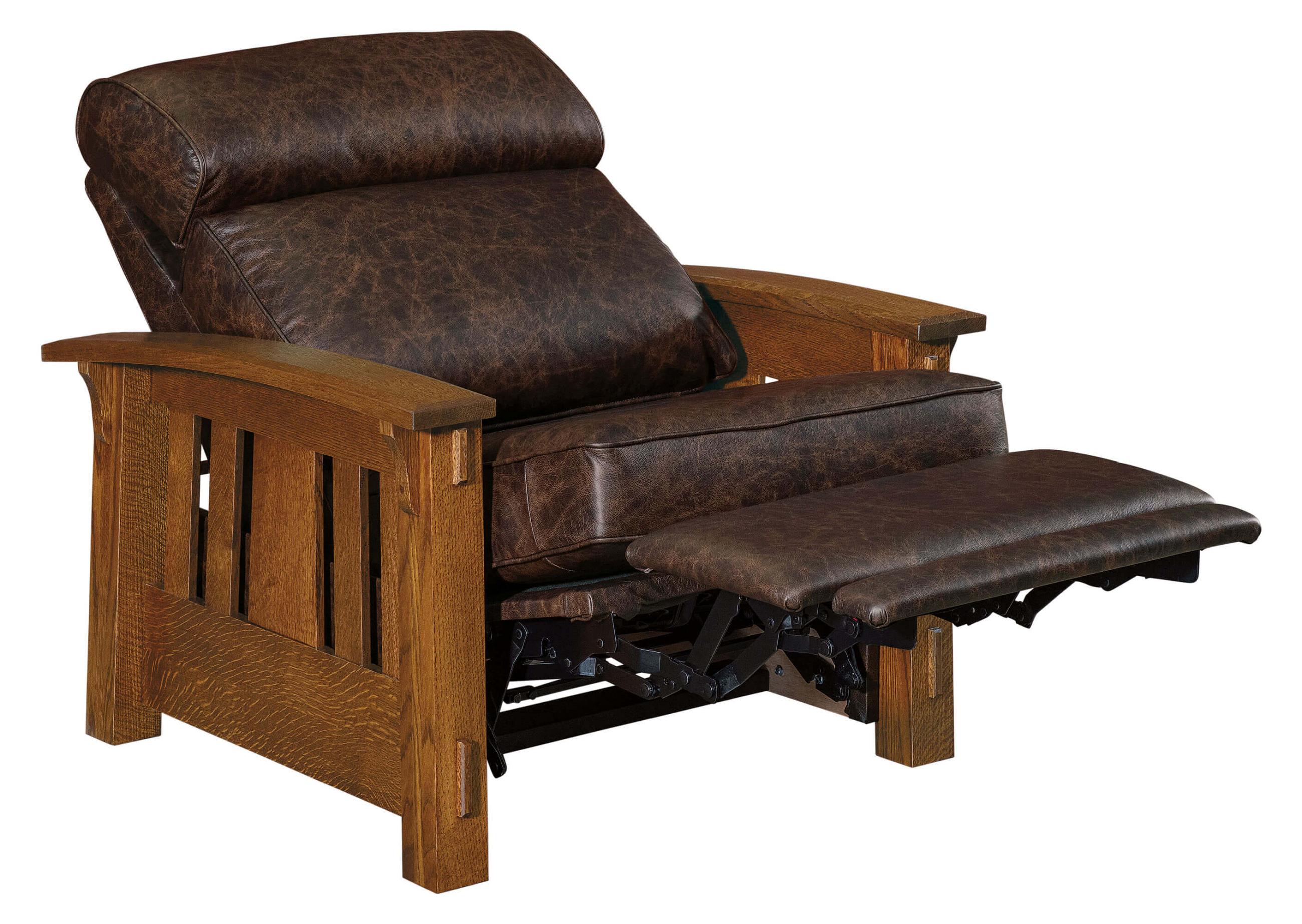 QW Amish McCoy Plush Reclining Chair - Image 4
