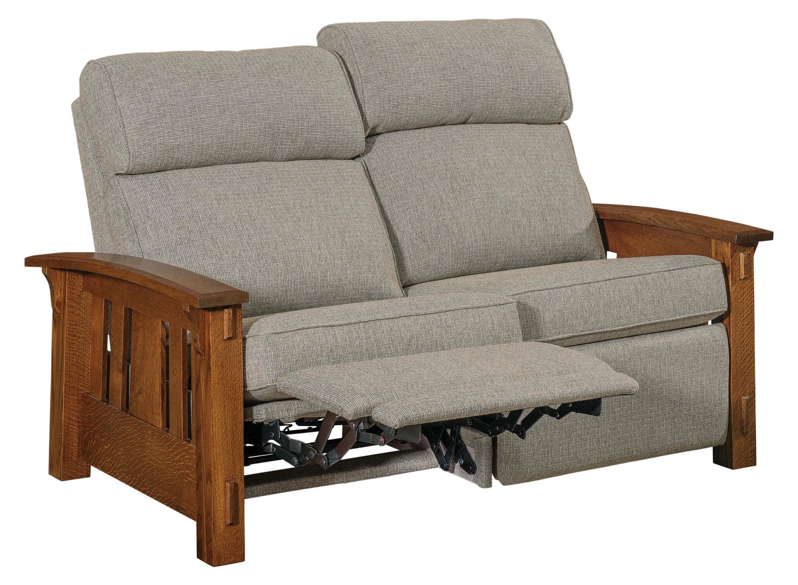 QW Amish McCoy Plush Reclining Loveseat - Image 2