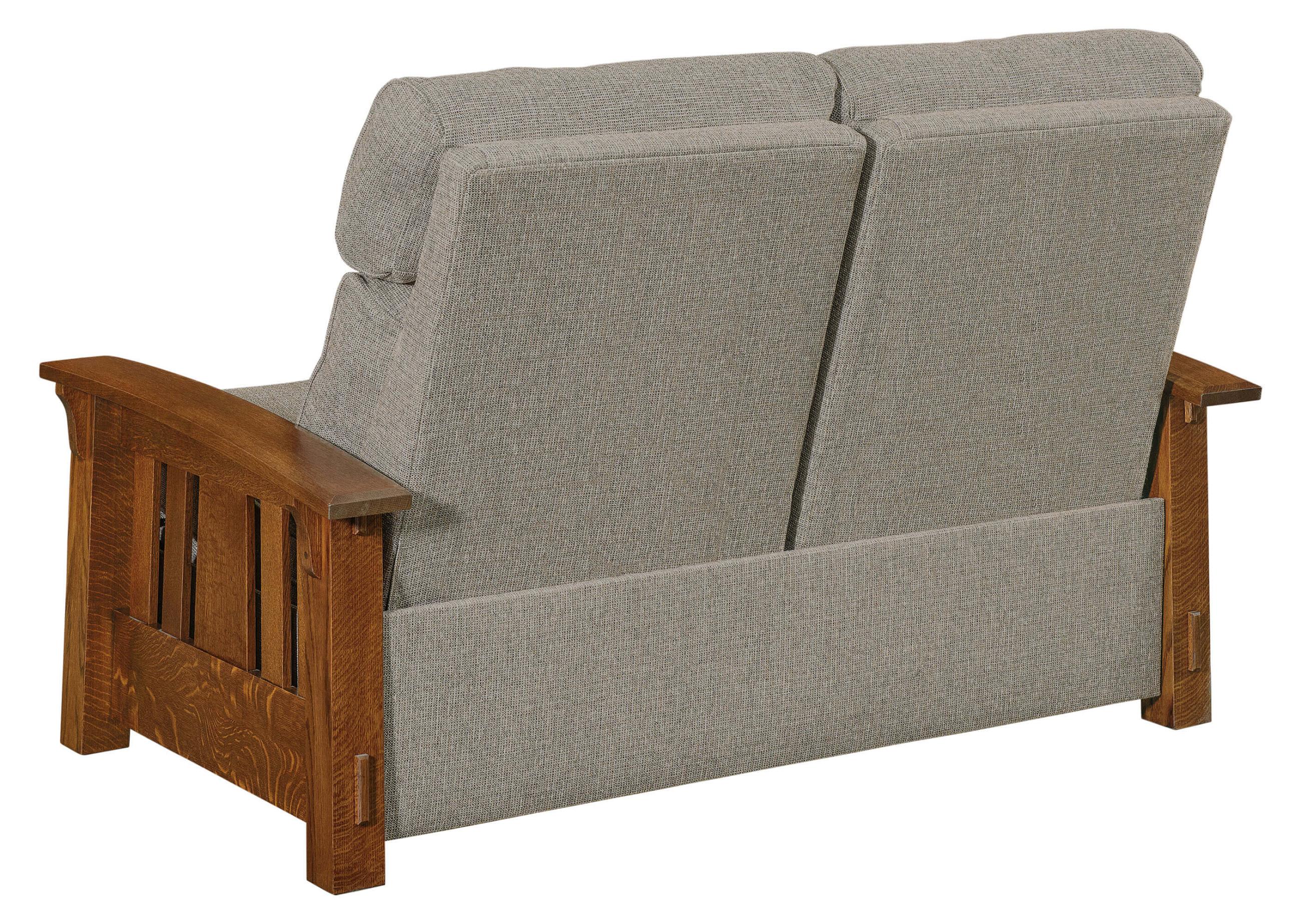 QW Amish McCoy Plush Reclining Loveseat - Image 4