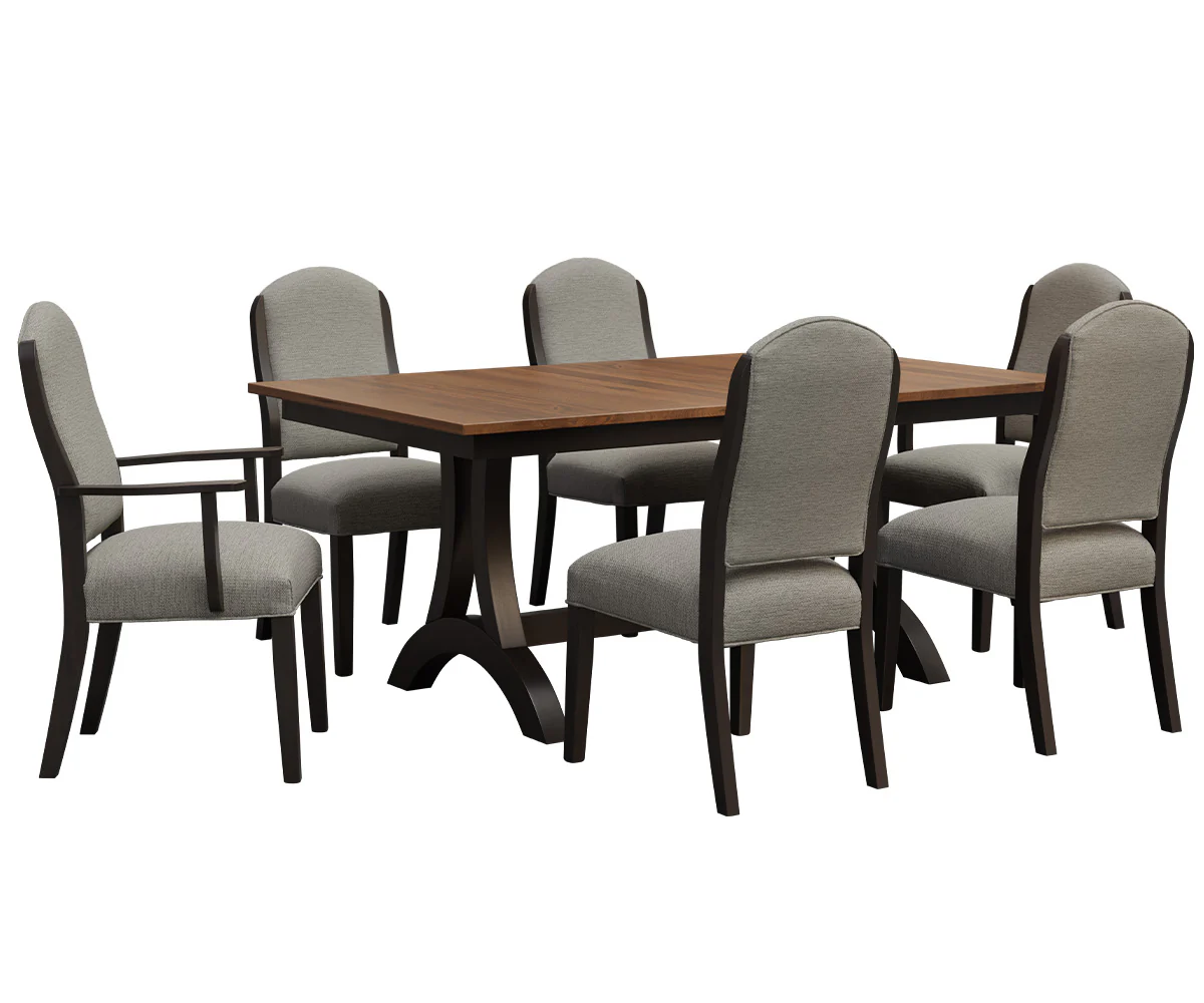 QW Amish Memphis Upholstered Side Chair - Image 2