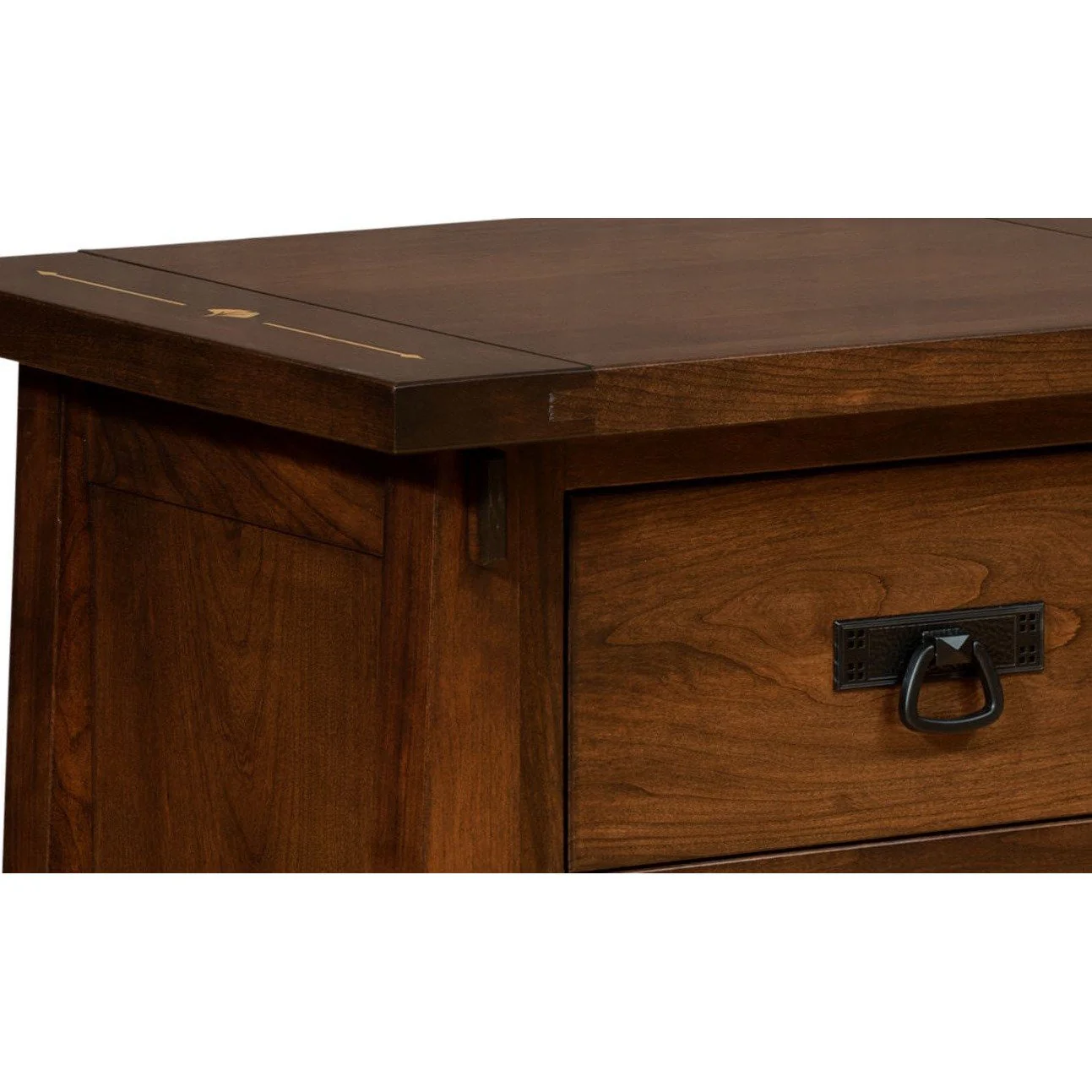 QW Amish Mesa 3 Drawer Nightstand - Image 3