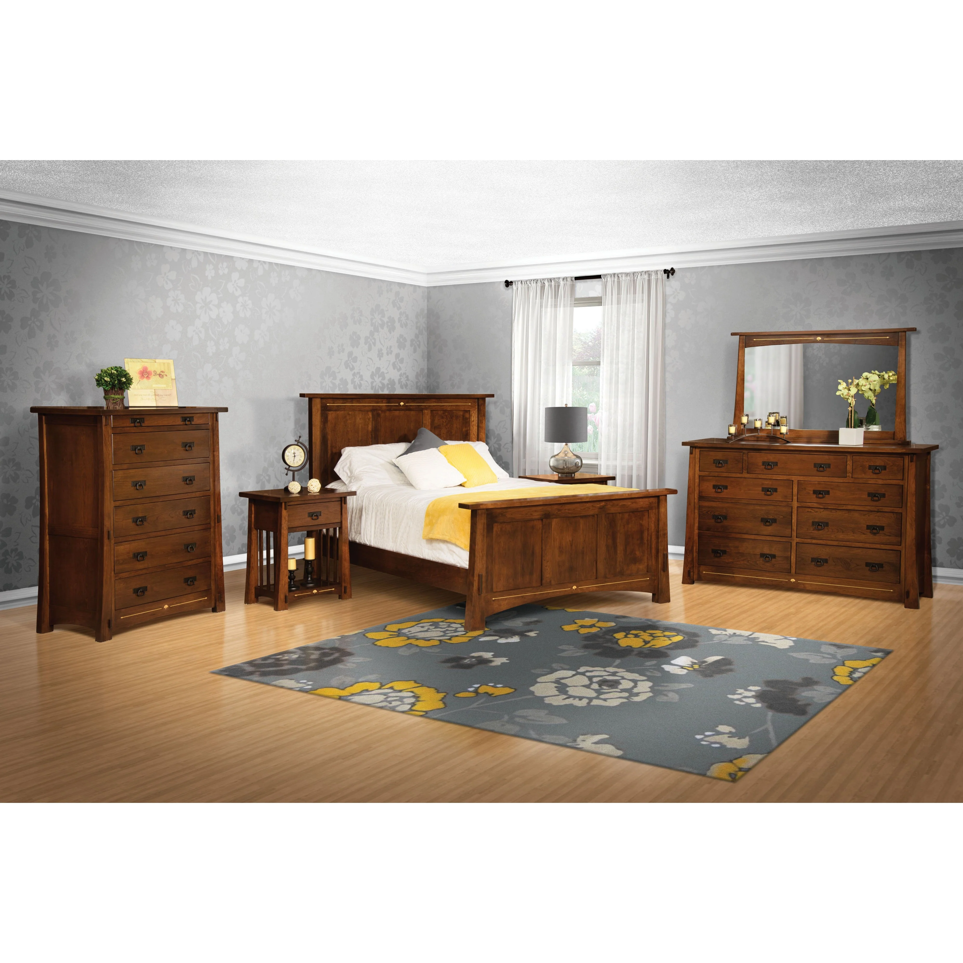 QW Amish Mesa Panel Bed - Image 2